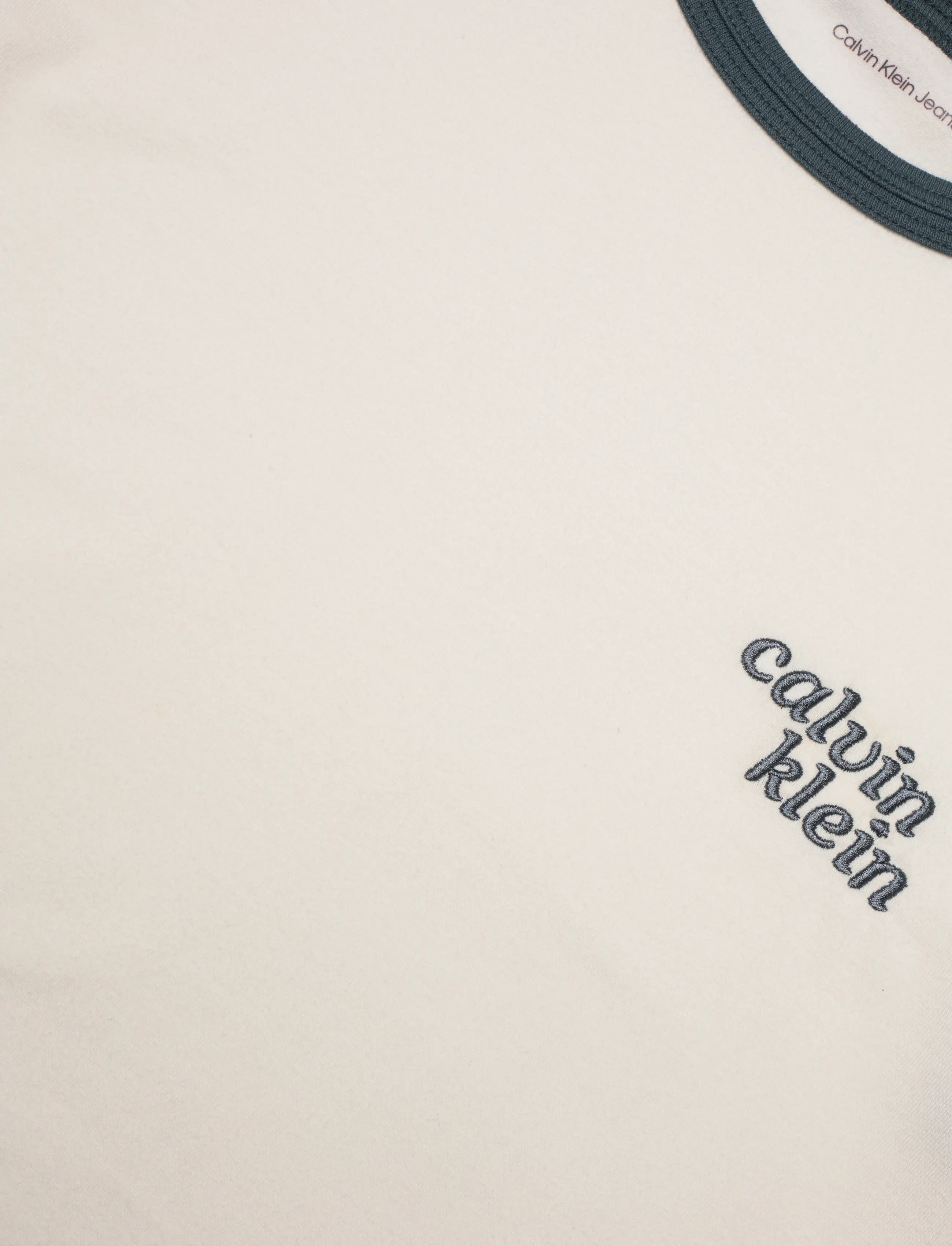 Calvin Klein Jeans - SS SLIM LOGO RINGER TEE - t-shirts - tofu - 2