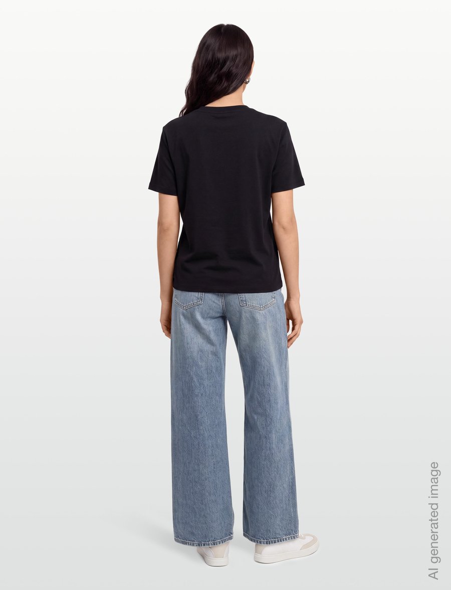 Calvin Klein Jeans - SS CLASSIC SCRIPT CALVIN TEE - t-shirts - black - 4