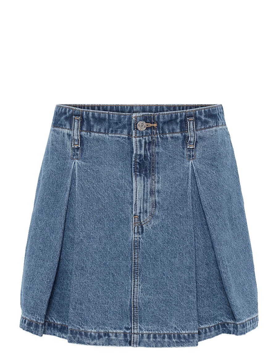 Calvin Klein Jeans - PLEATED DENIM MINI SKIRT TINTED - faltenröcke - tinted airway - 1