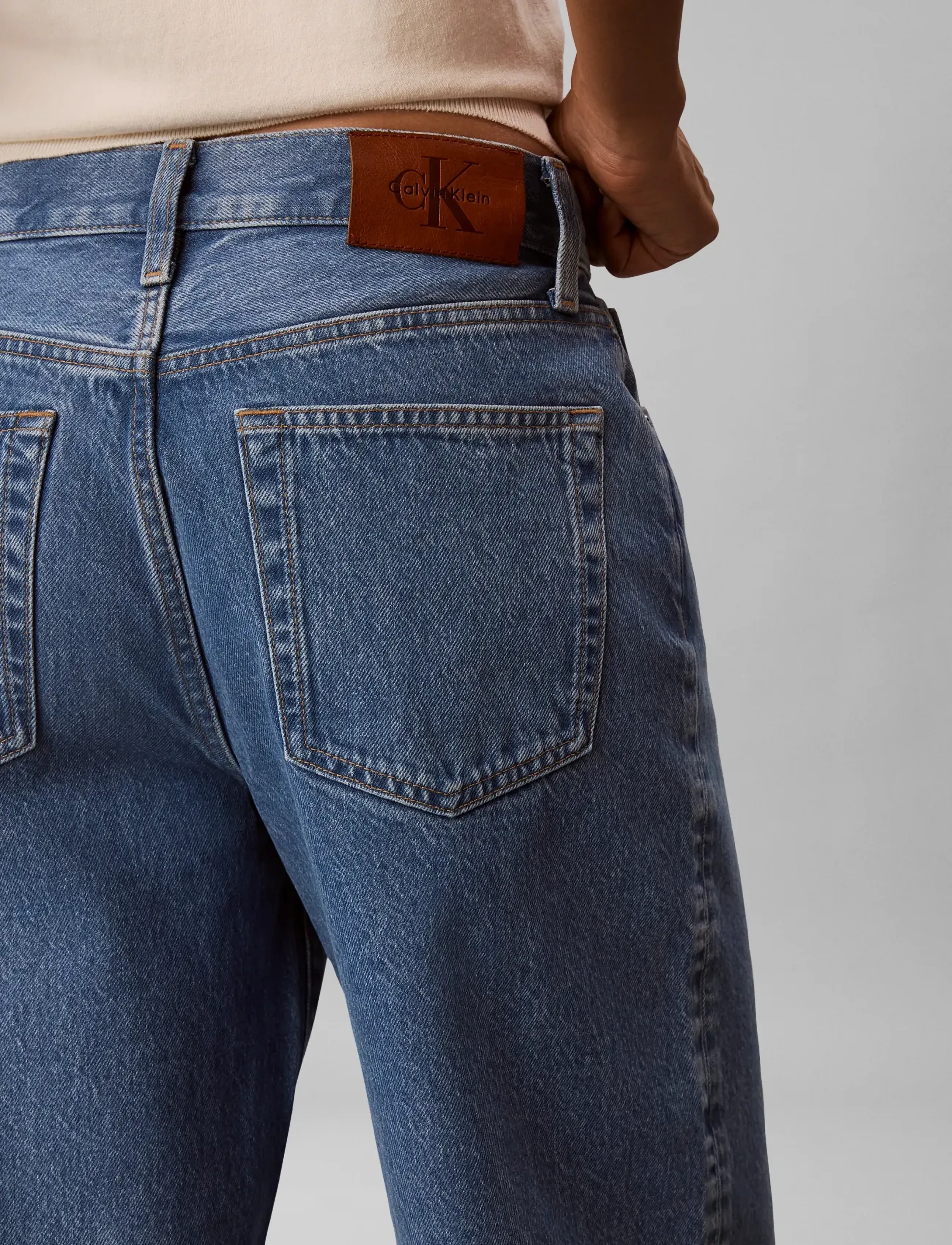Calvin Klein Jeans - THE WIDE LEG RADIO BLUES - pantalons larges - radio blues - 5