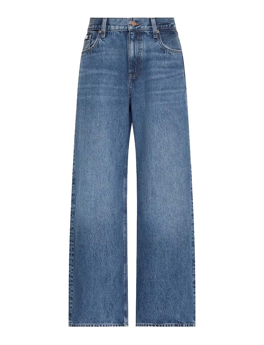 Calvin Klein Jeans - LOW RISE BAGGY BLUE RODEO - hosen mit weitem bein - blue rodeo - 1