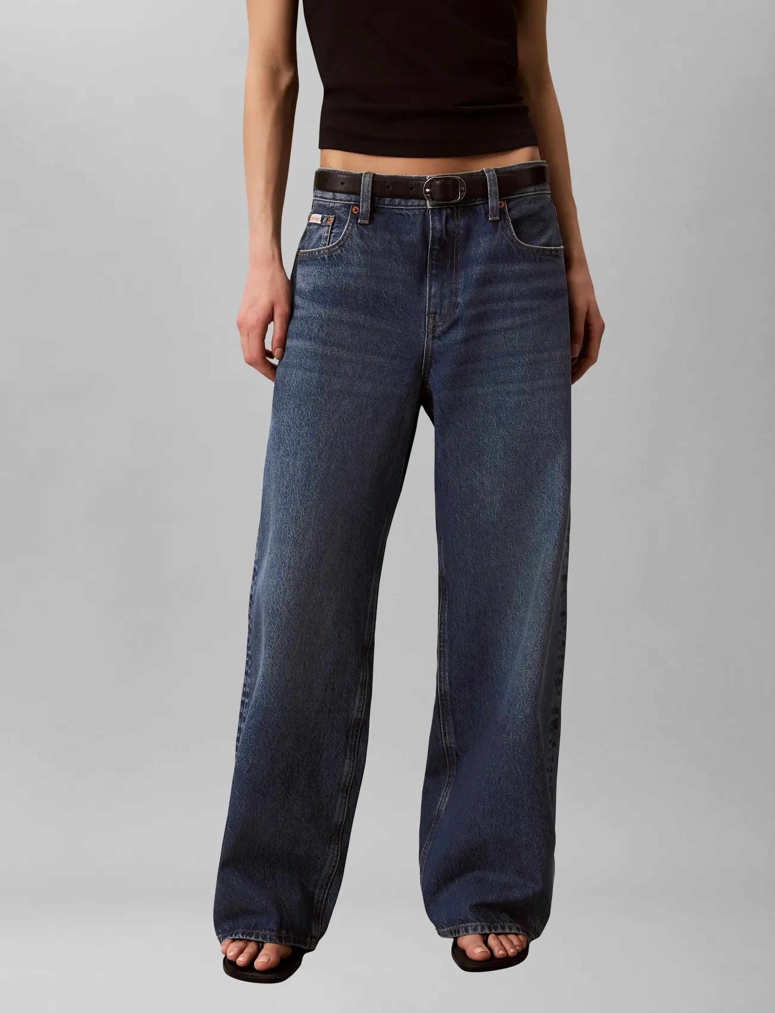 Calvin Klein Jeans LOW RISE BAGGY BLUE RODEO - Jeans - BLUE RODEO / blue
