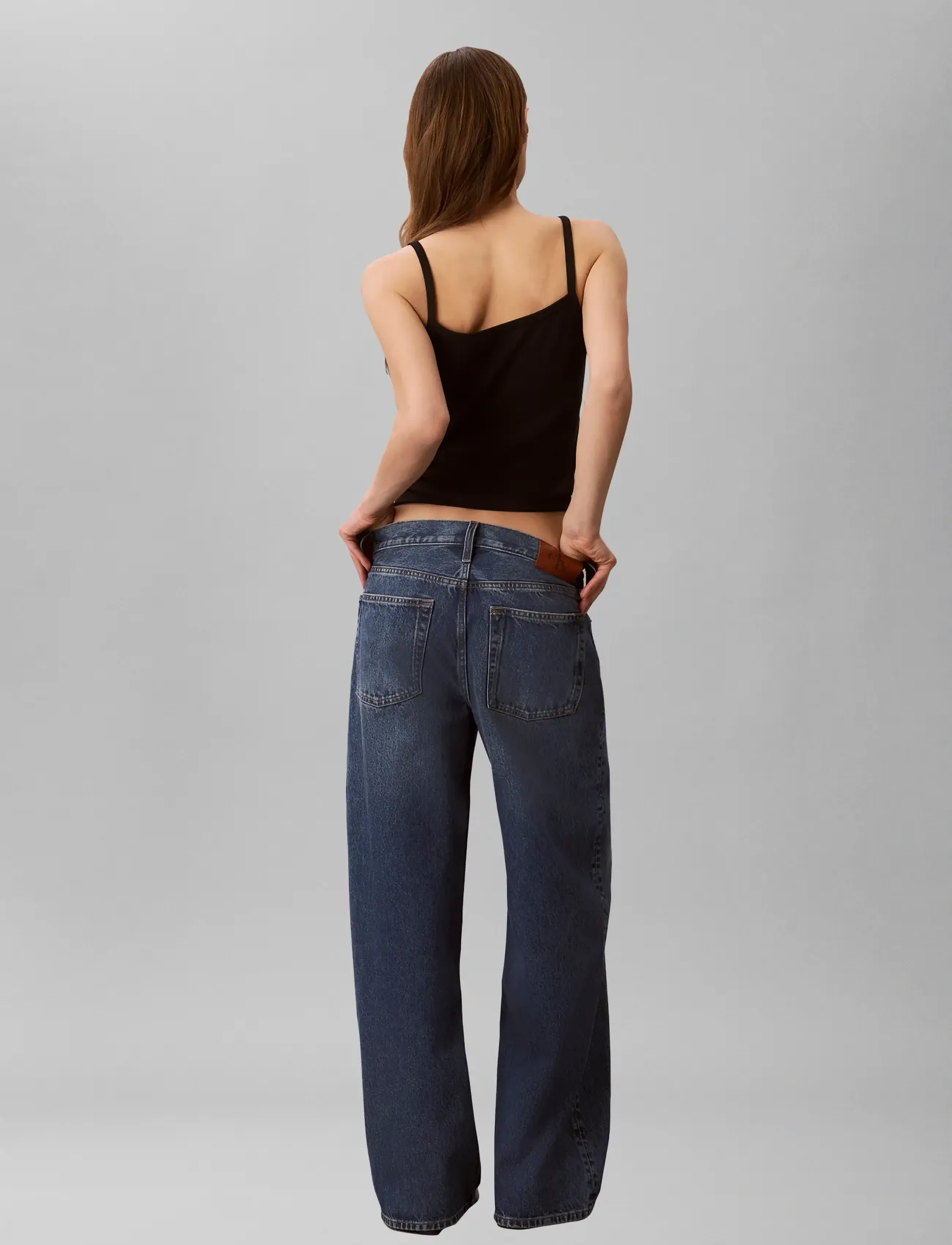 Calvin Klein Jeans - LOW RISE BAGGY BLUE RODEO - hosen mit weitem bein - blue rodeo - 2