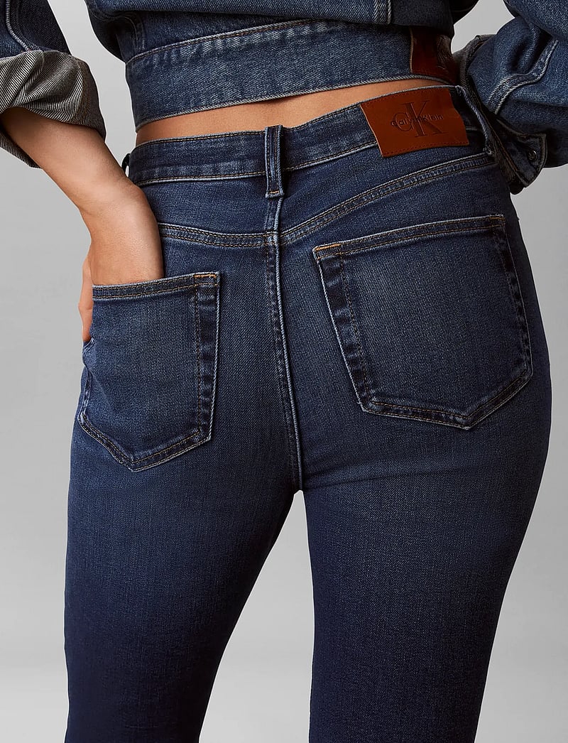 Calvin Klein Jeans - HIGH RISE FLARE MIDTOWN BLUE - schlaghosen - midtown blue - 3