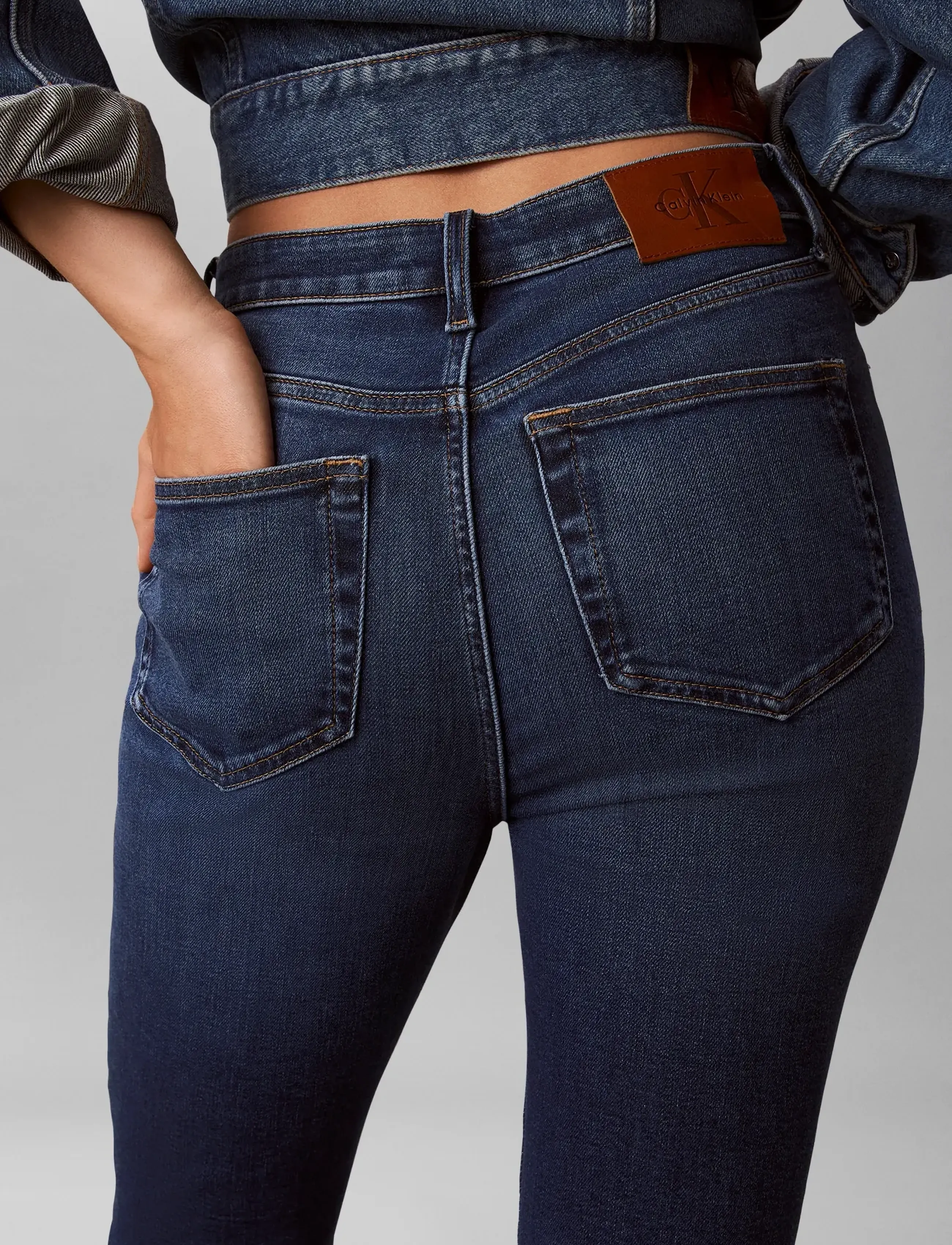 Calvin Klein Jeans - HIGH RISE FLARE MIDTOWN BLUE - flared jeans - midtown blue - 3