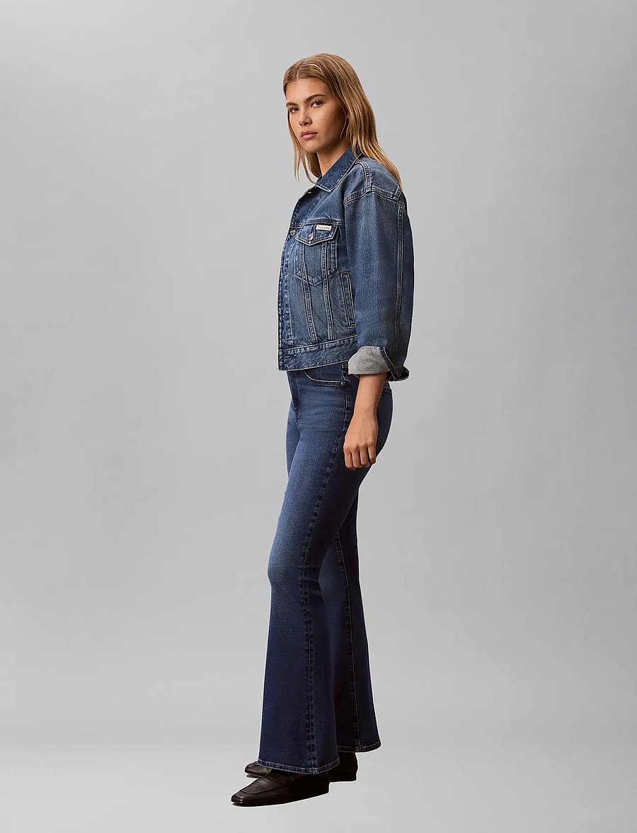 Calvin Klein Jeans - HIGH RISE FLARE MIDTOWN BLUE - flared jeans - midtown blue - 5