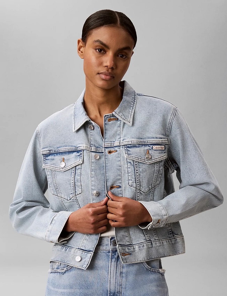 Calvin Klein Jeans - LS CLASSIC TRUCKER LAFAYETTE - denim jackets - lafayette - 0