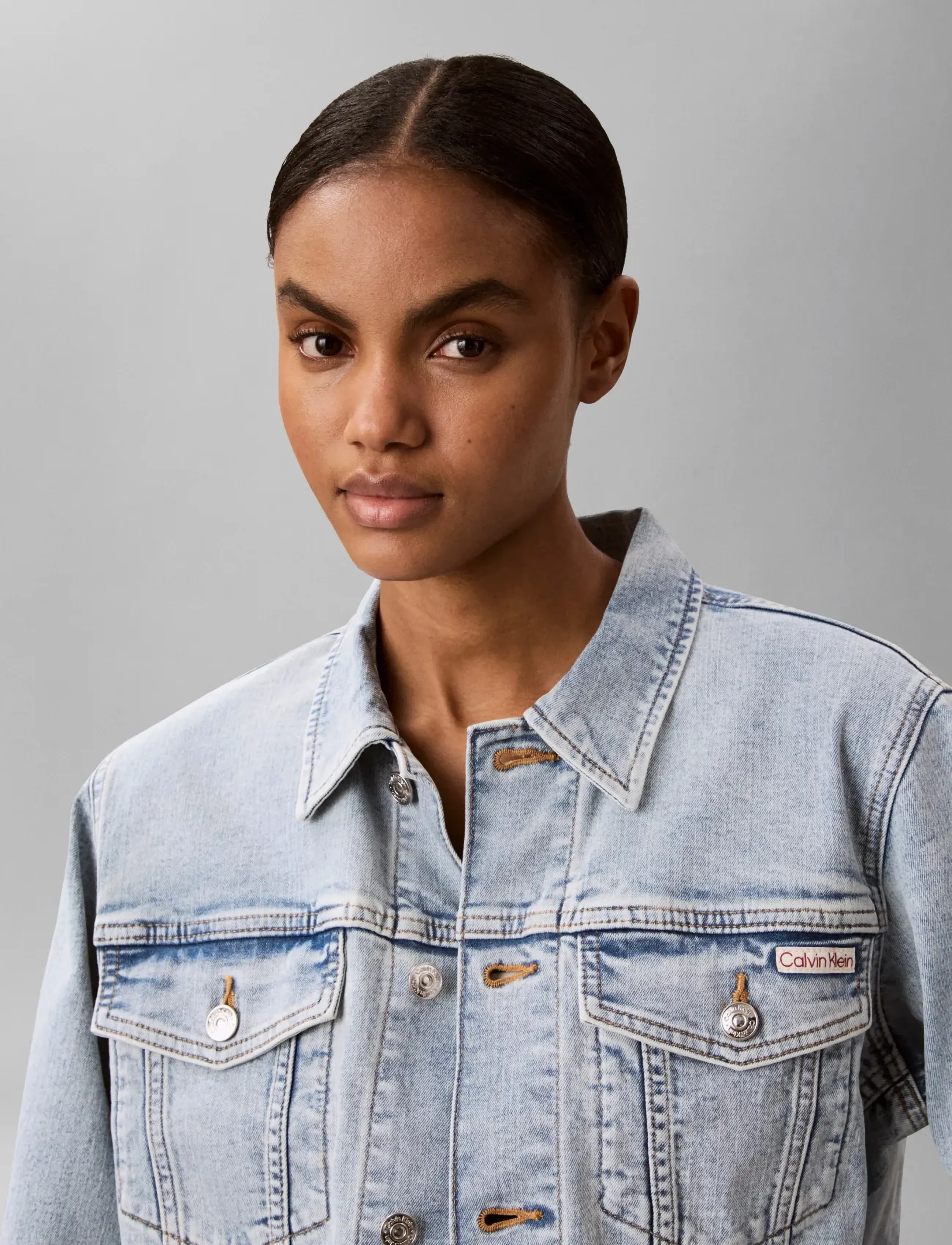 Calvin Klein Jeans - LS CLASSIC TRUCKER LAFAYETTE - spring jackets - lafayette - 3
