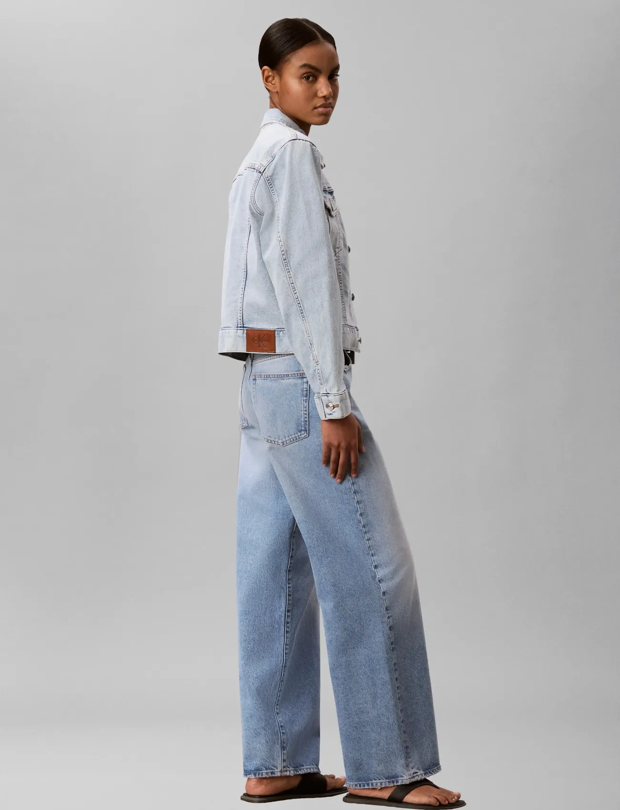 Calvin Klein Jeans - LS CLASSIC TRUCKER LAFAYETTE - spring jackets - lafayette - 4