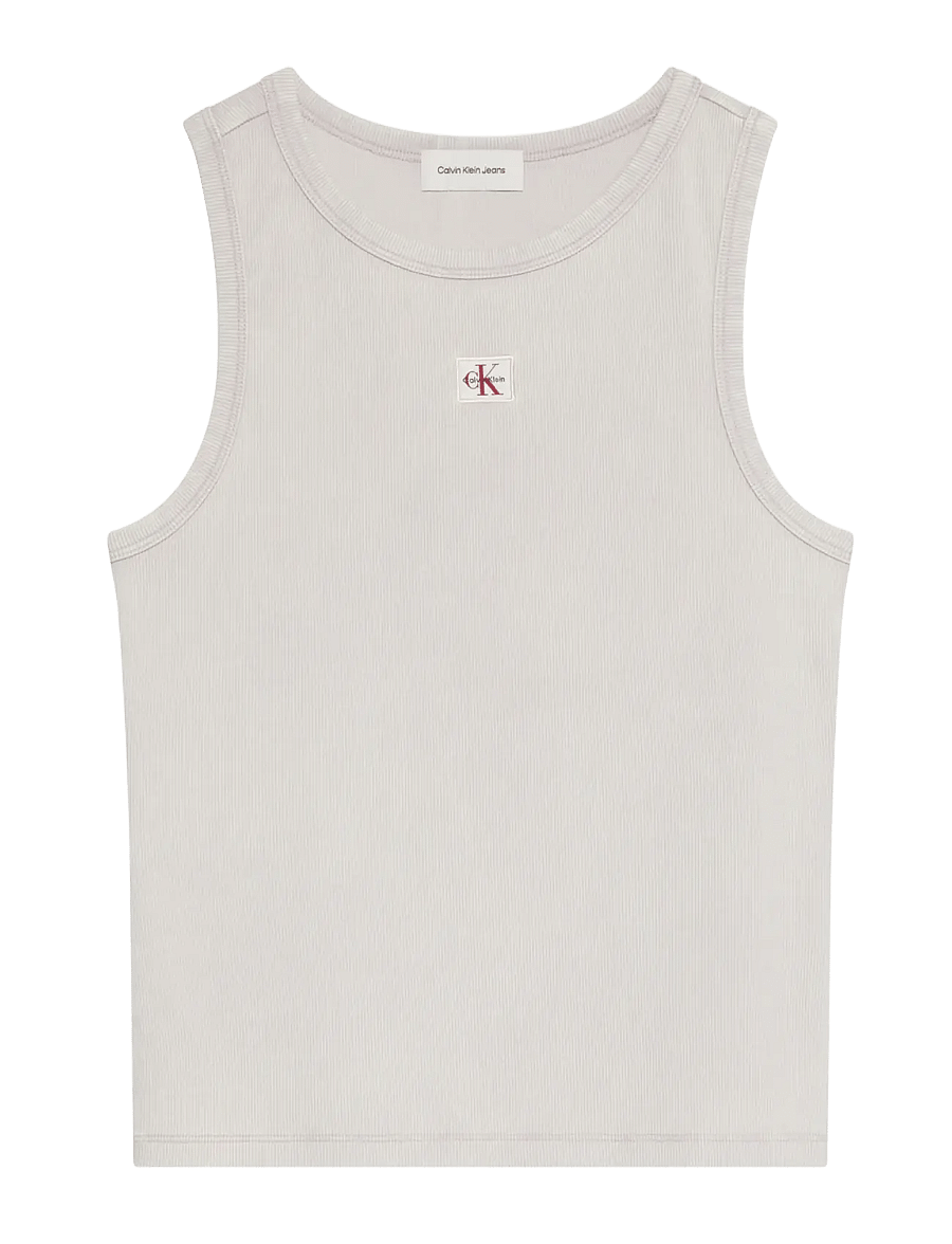 Calvin Klein Jeans - SL WOVEN LABEL TANK - WASHED - sleeveless tops - ashes of roses - 1