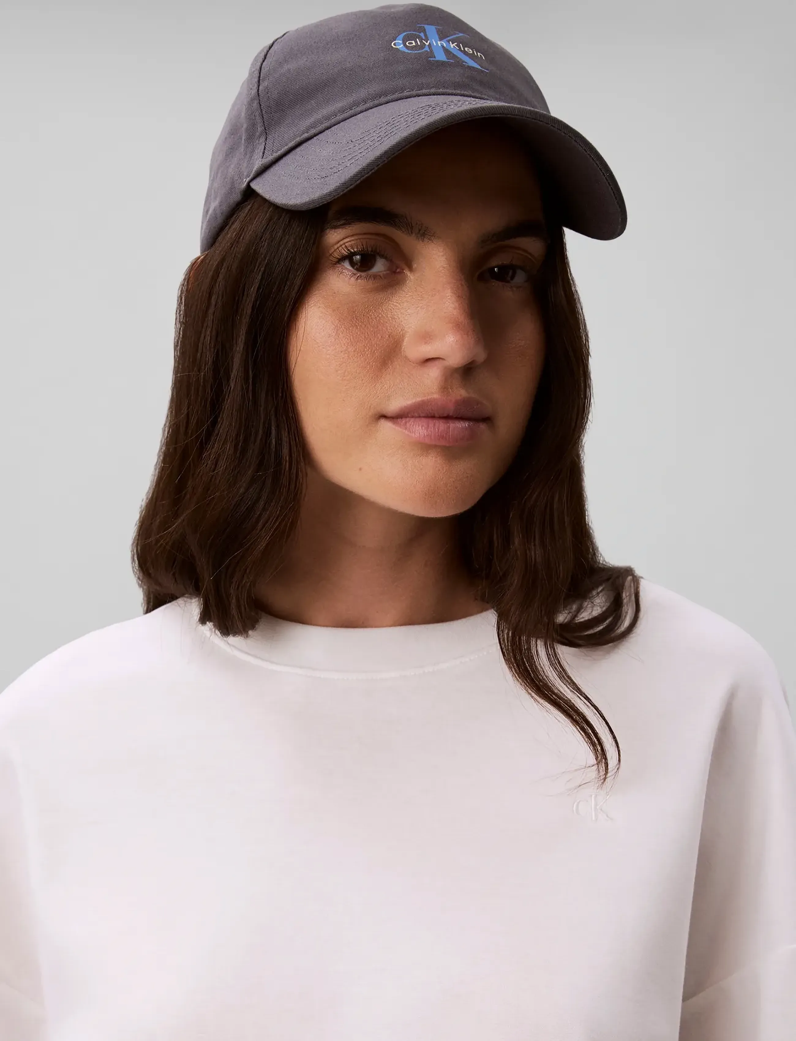Calvin Klein Jeans - SS DBL MERCERIZED CINCH BACK TEE - t-shirts - bright white - 4