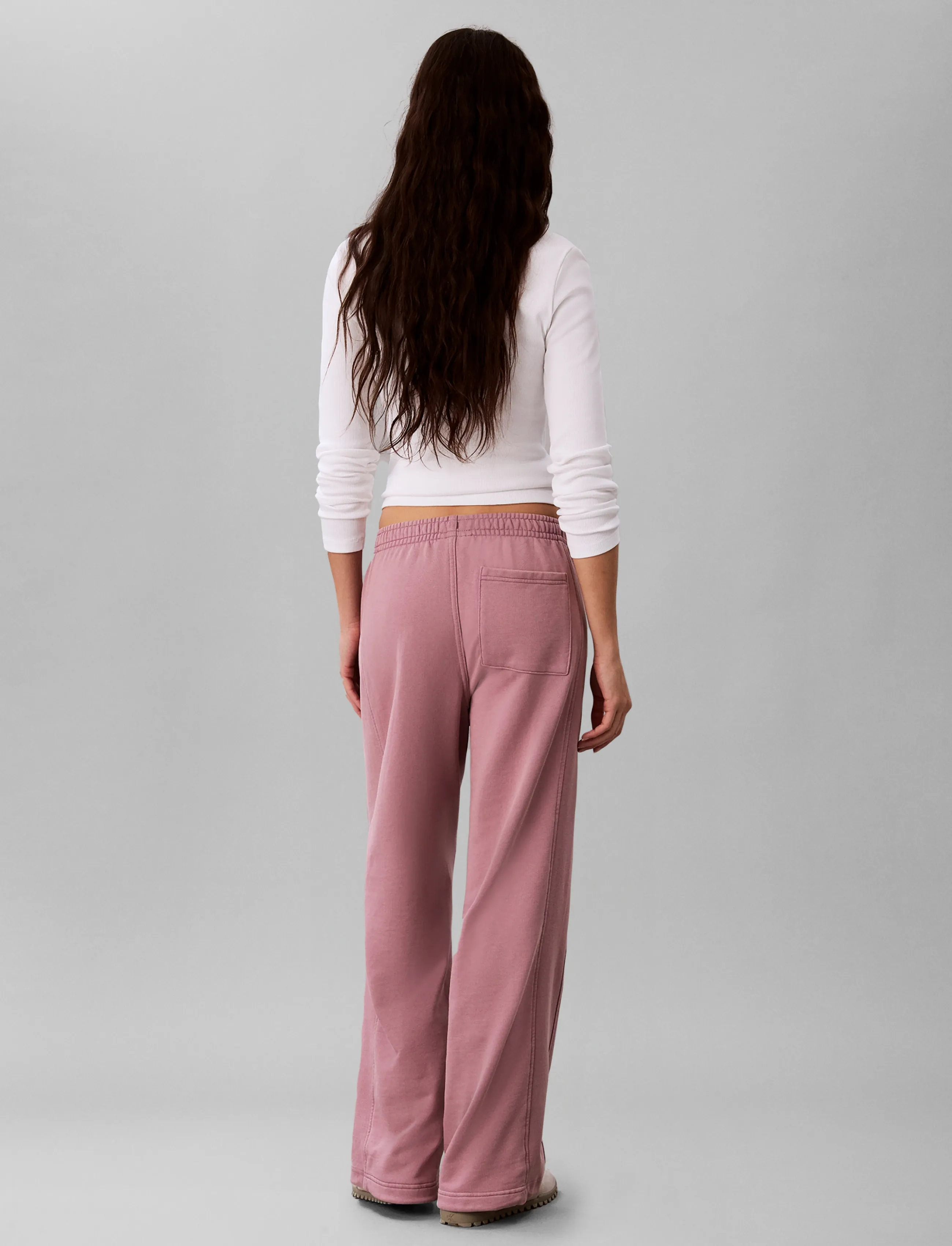 Woven Label Terry Pant Washed 2