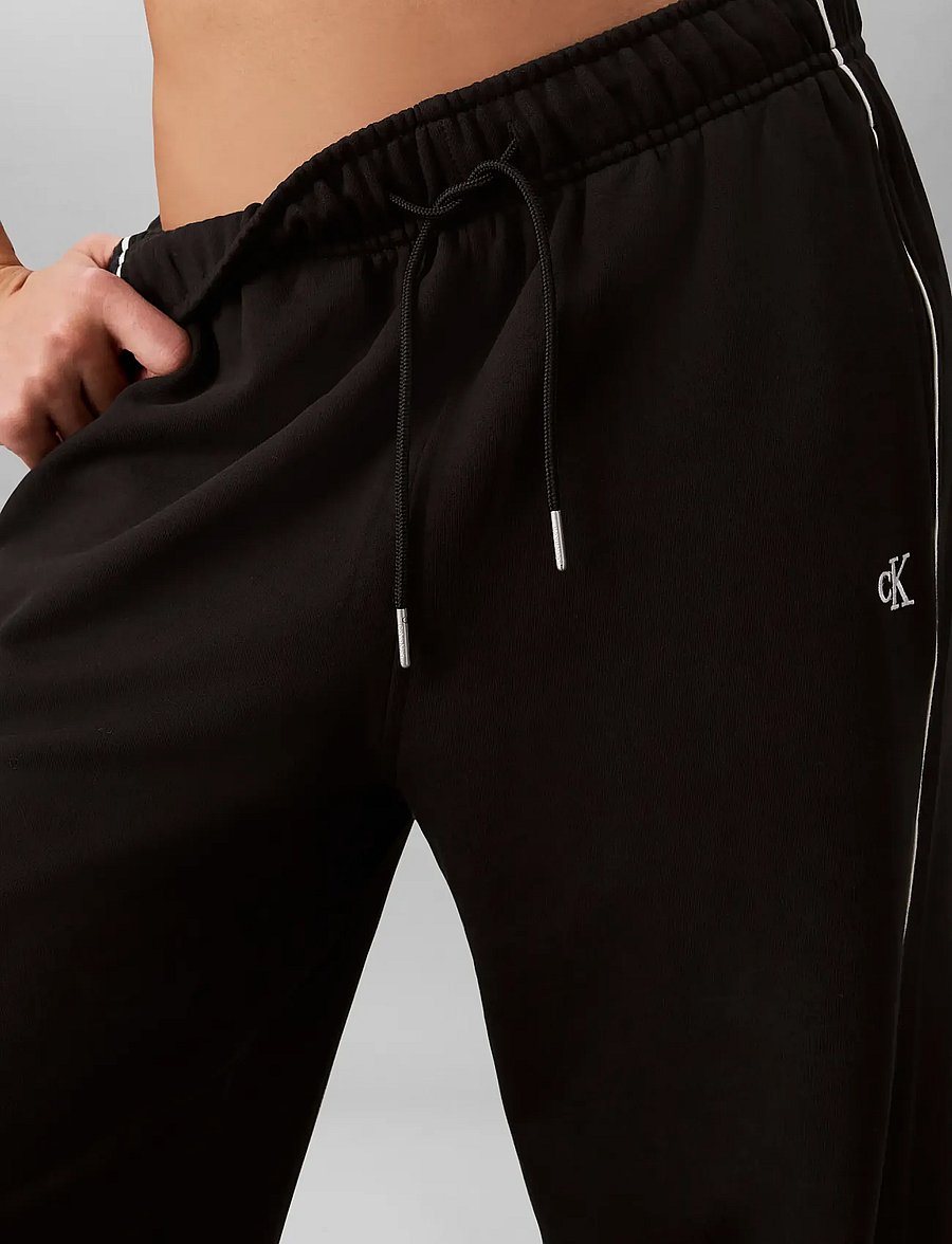Calvin Klein Jeans - MONOGRAM TERRY CONTRAST PIPING P - vardagsstil - black - 4