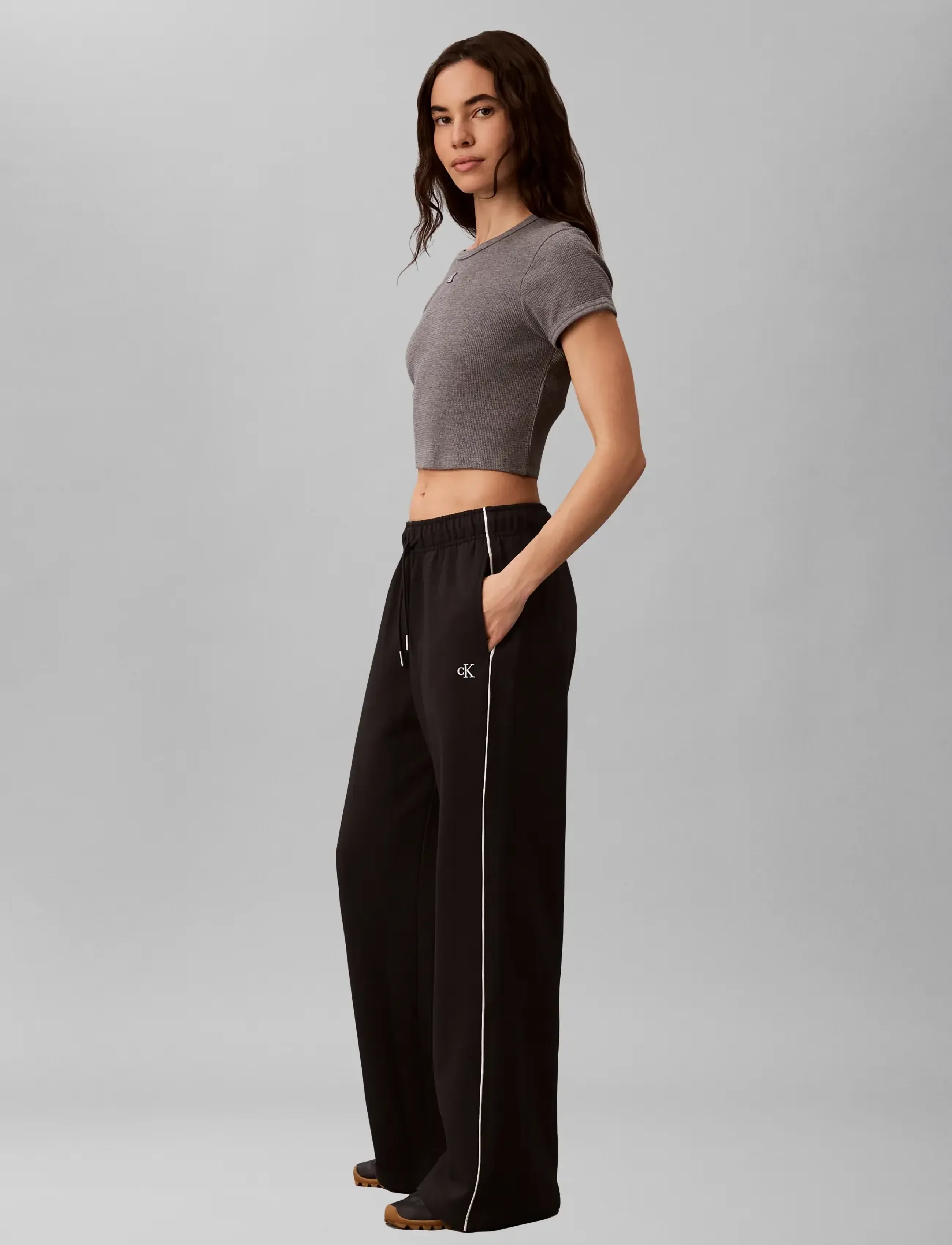 Calvin Klein Jeans - MONOGRAM TERRY CONTRAST PIPING P - black - 5