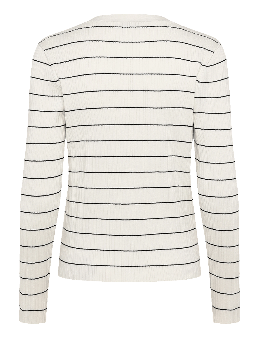 Calvin Klein Jeans - TECH KNIT RIB STRIPE CARDIGAN - cardigans - tofu - 1
