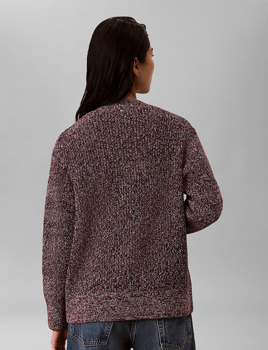 Calvin Klein Jeans - CHUNKY COTTON MOULINE CARDIGAN - cardigans - rhododendron - 2