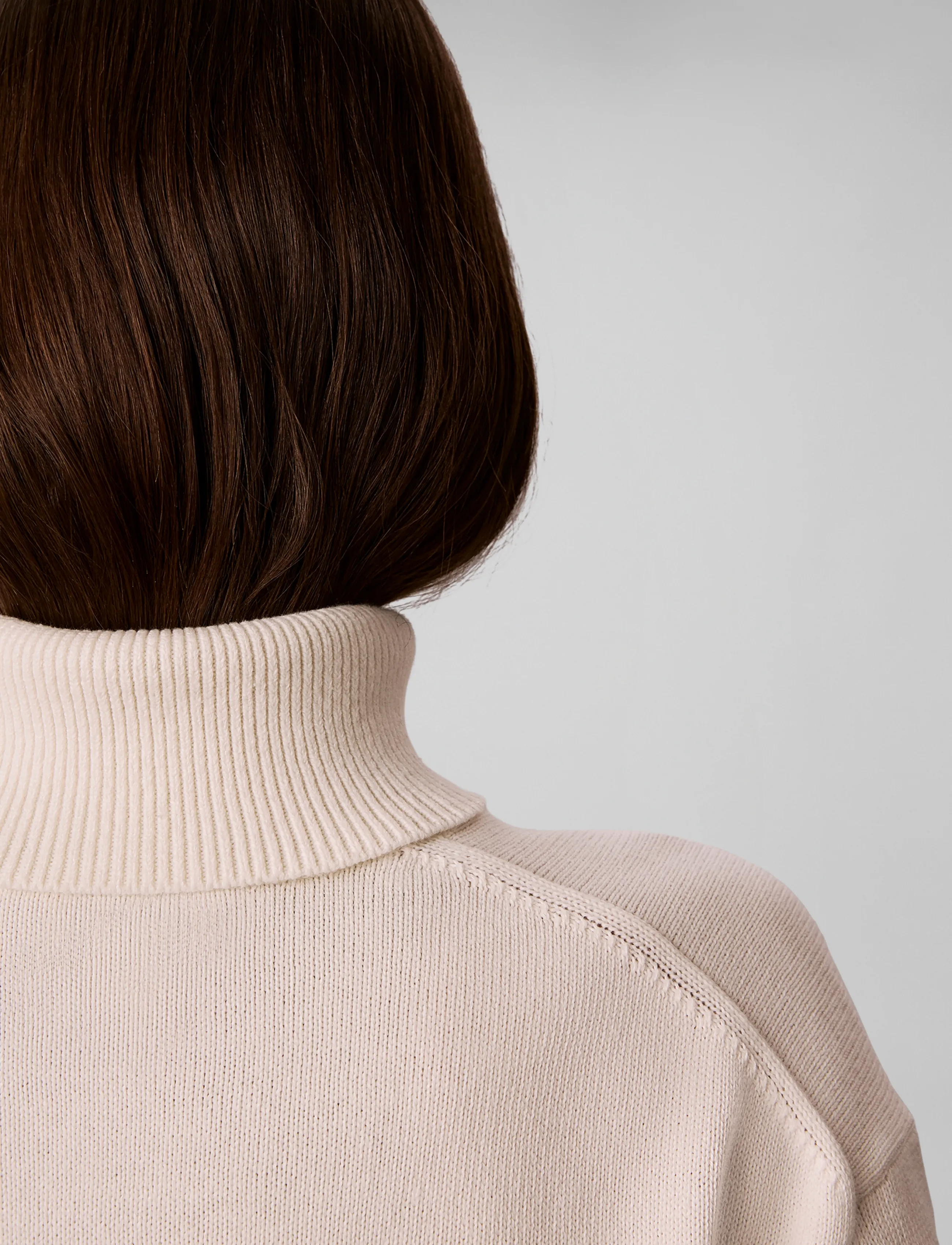 Calvin Klein Jeans - LS LOGO TNECK PULLOVER - rullekraver - tofu - 4