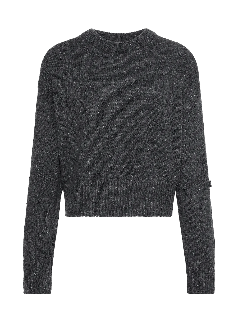 Calvin Klein Jeans - DONEGAL CREWNECK - striktrøjer - gunmetal - 1