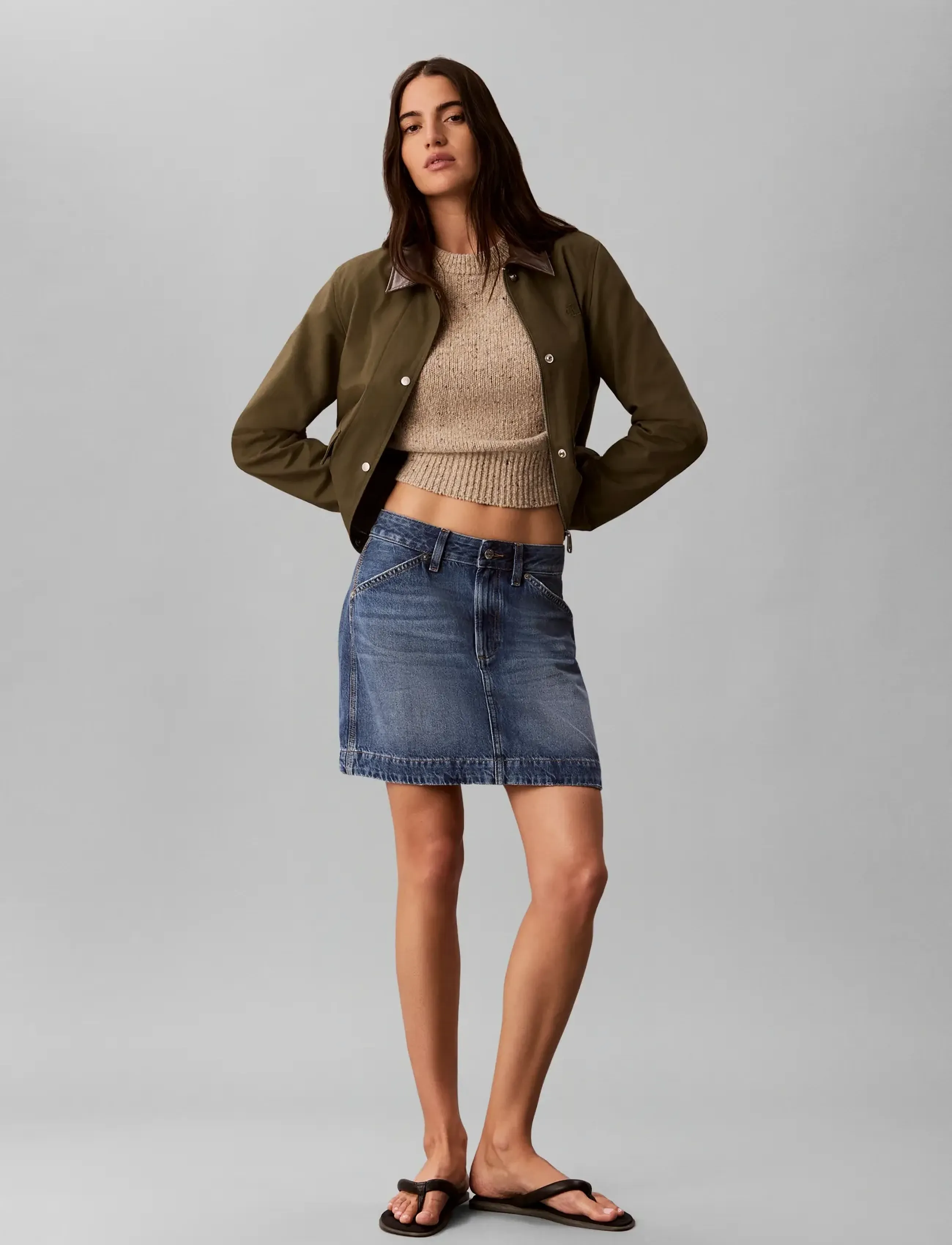 Calvin Klein Jeans - DONEGAL CREWNECK - striktrøjer - oatmeal - 3