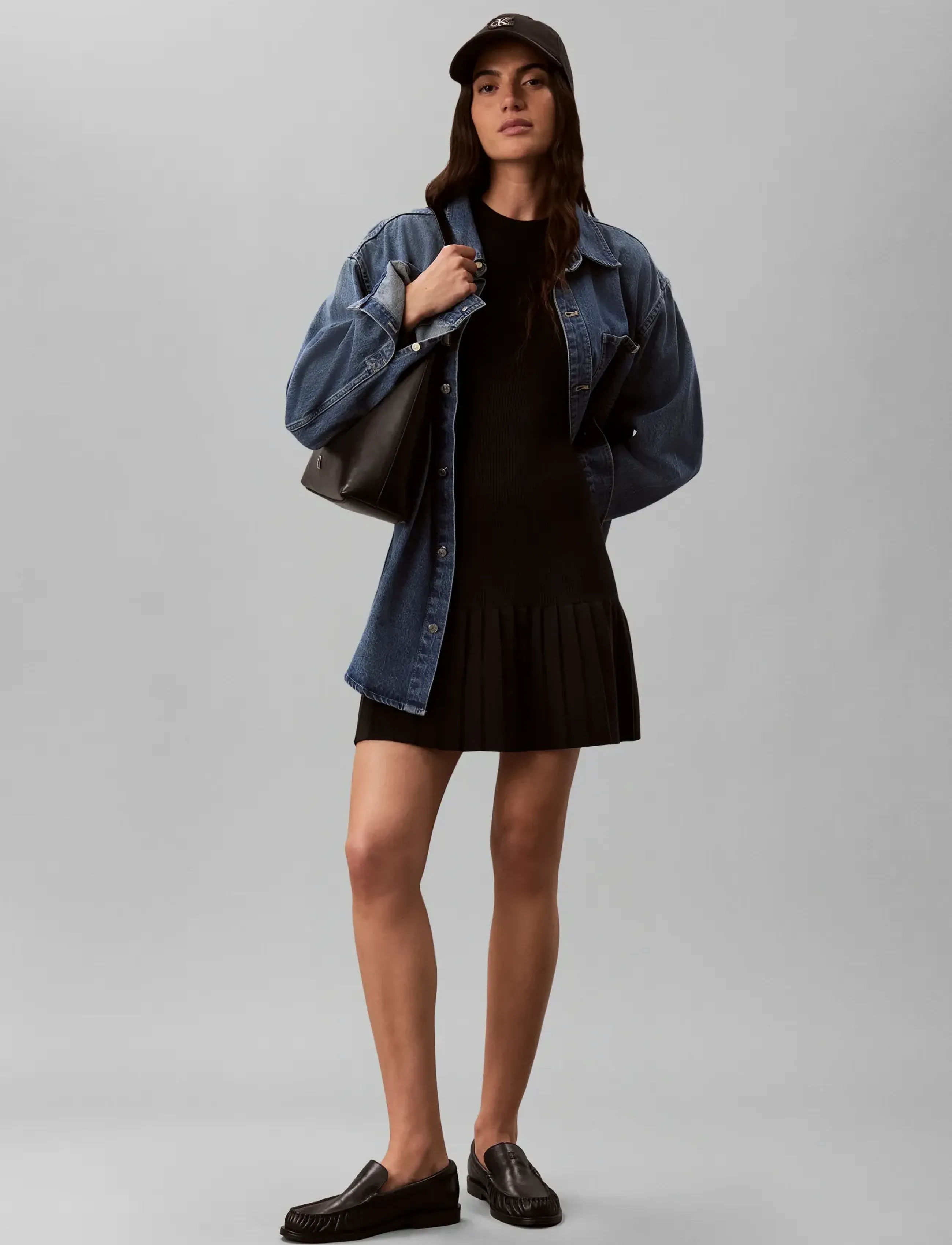 Calvin Klein Jeans Mockneck Ls Minidress klänningar dam – bild 3