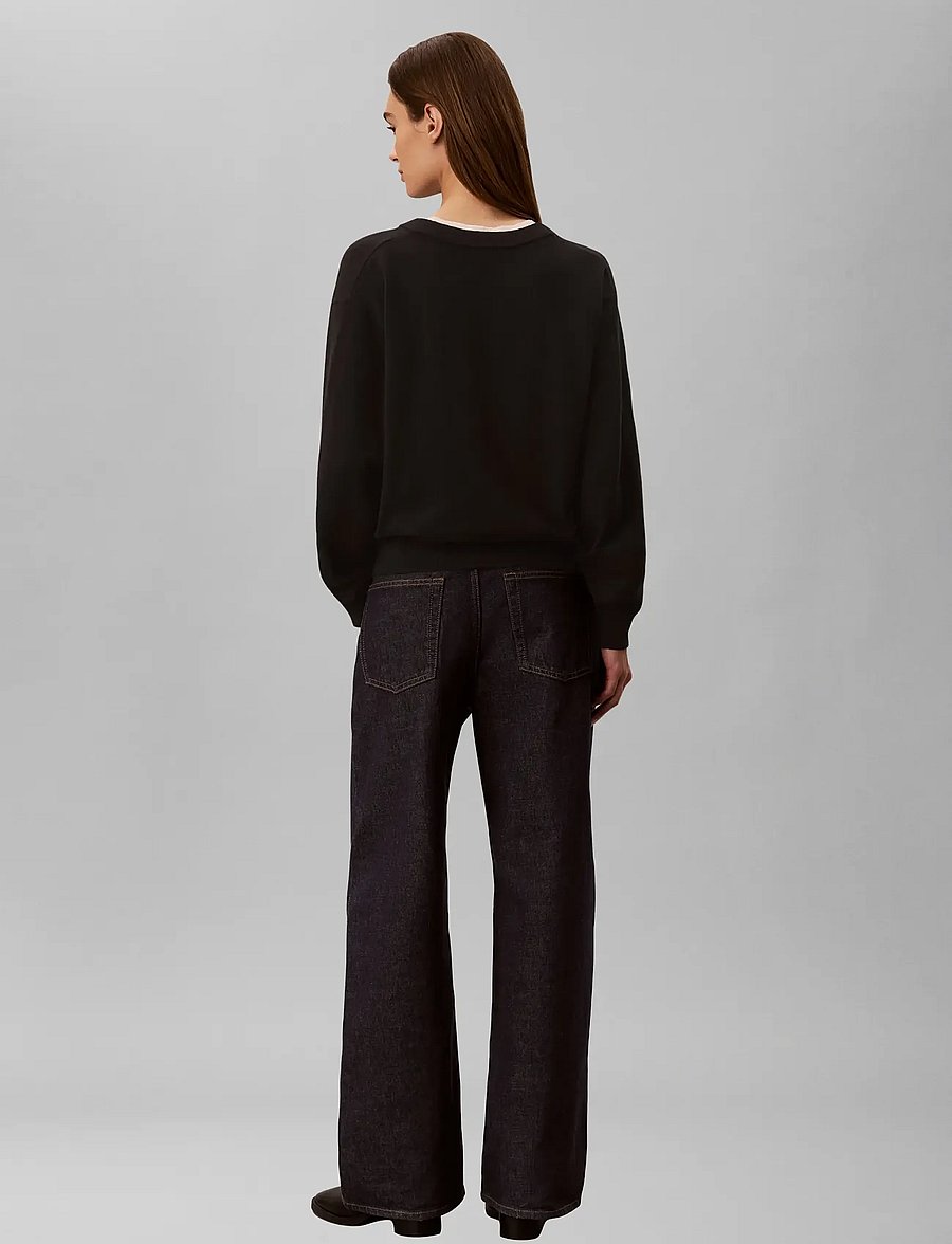 Calvin Klein Jeans - BILAYER LS TOP - black - 2