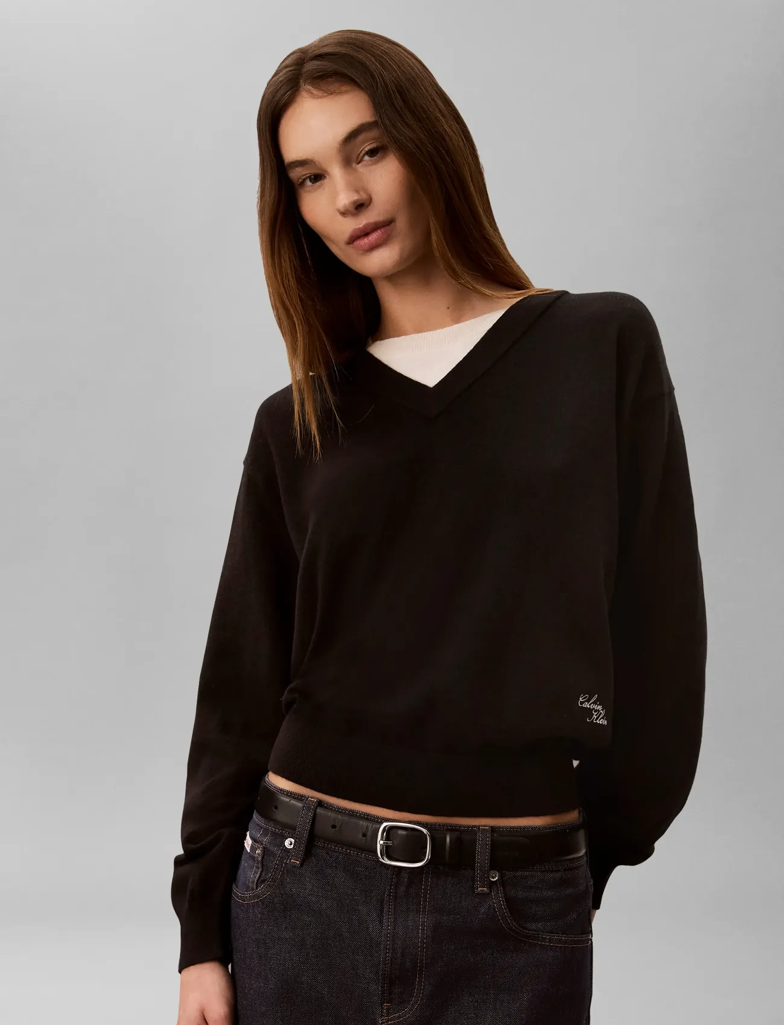 Calvin Klein Jeans - BILAYER LS TOP - black - 3