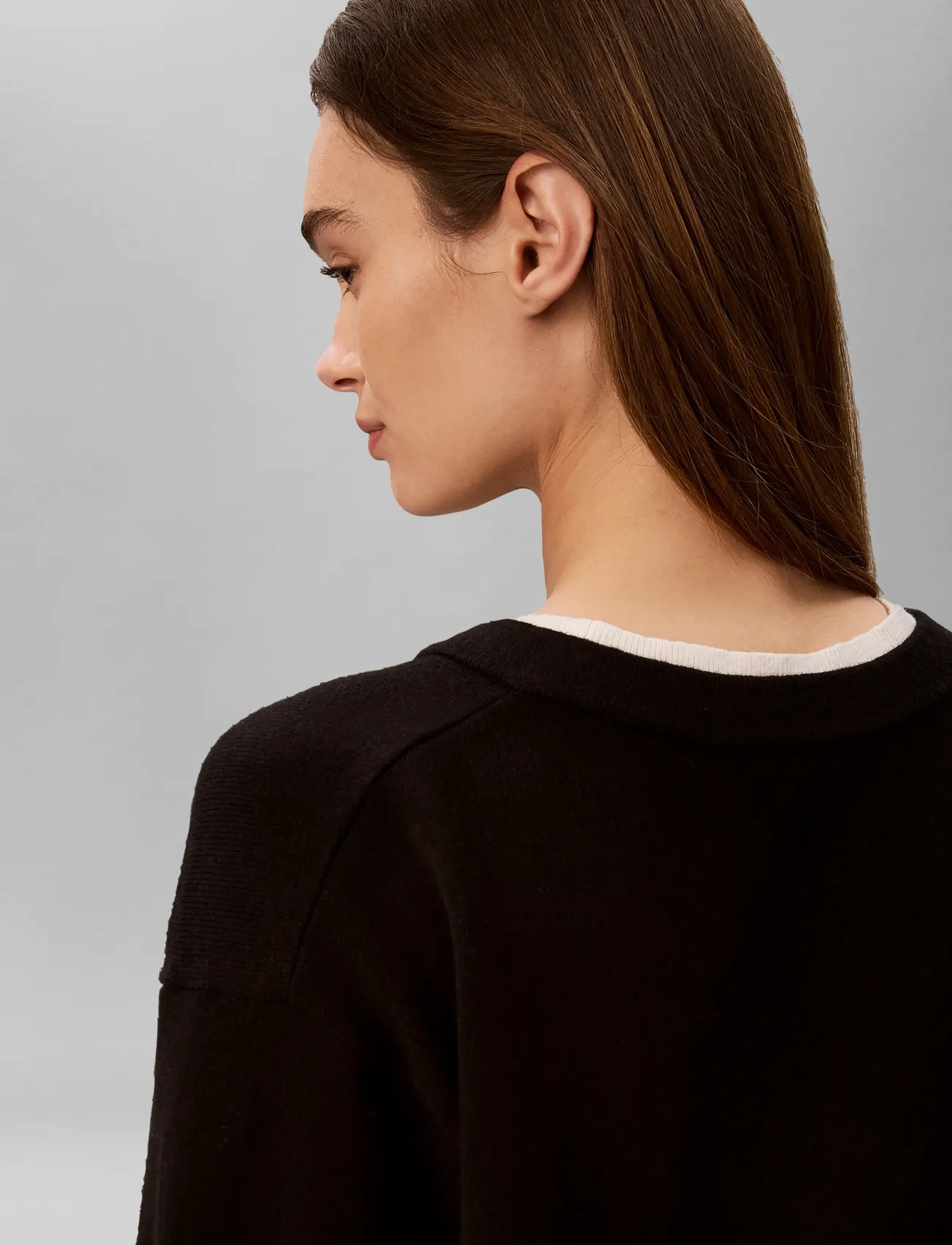 Calvin Klein Jeans - BILAYER LS TOP - black - 5