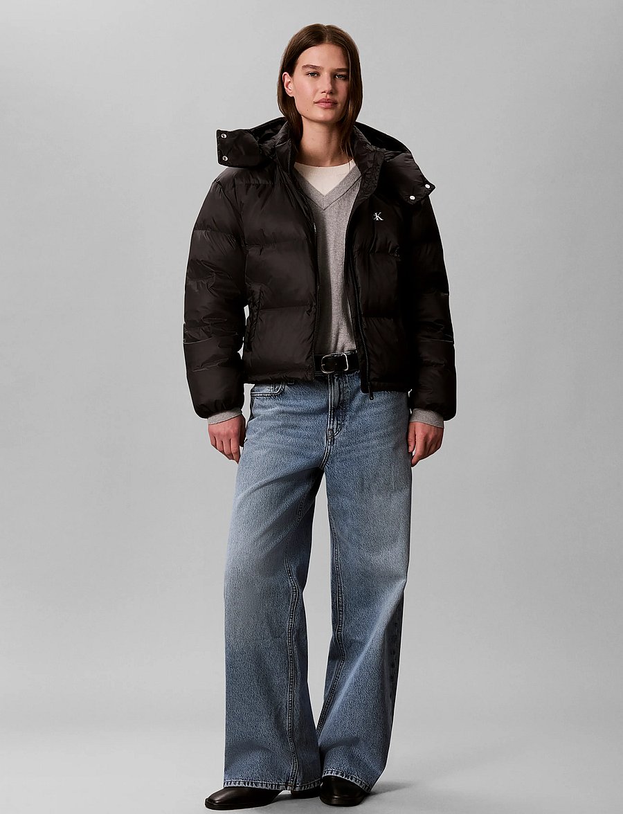 Calvin Klein Jeans - ESSENTIAL MW SHORT DOWN PUFFER - vinterjakker - black - 0