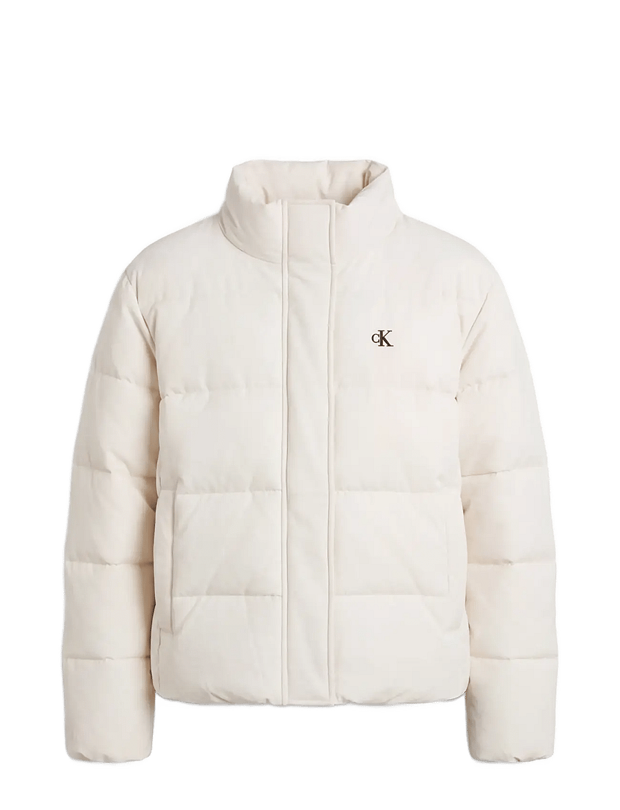 Calvin Klein Jeans - MATTE MW SHORT PUFFER - winterjacken - tofu - 1