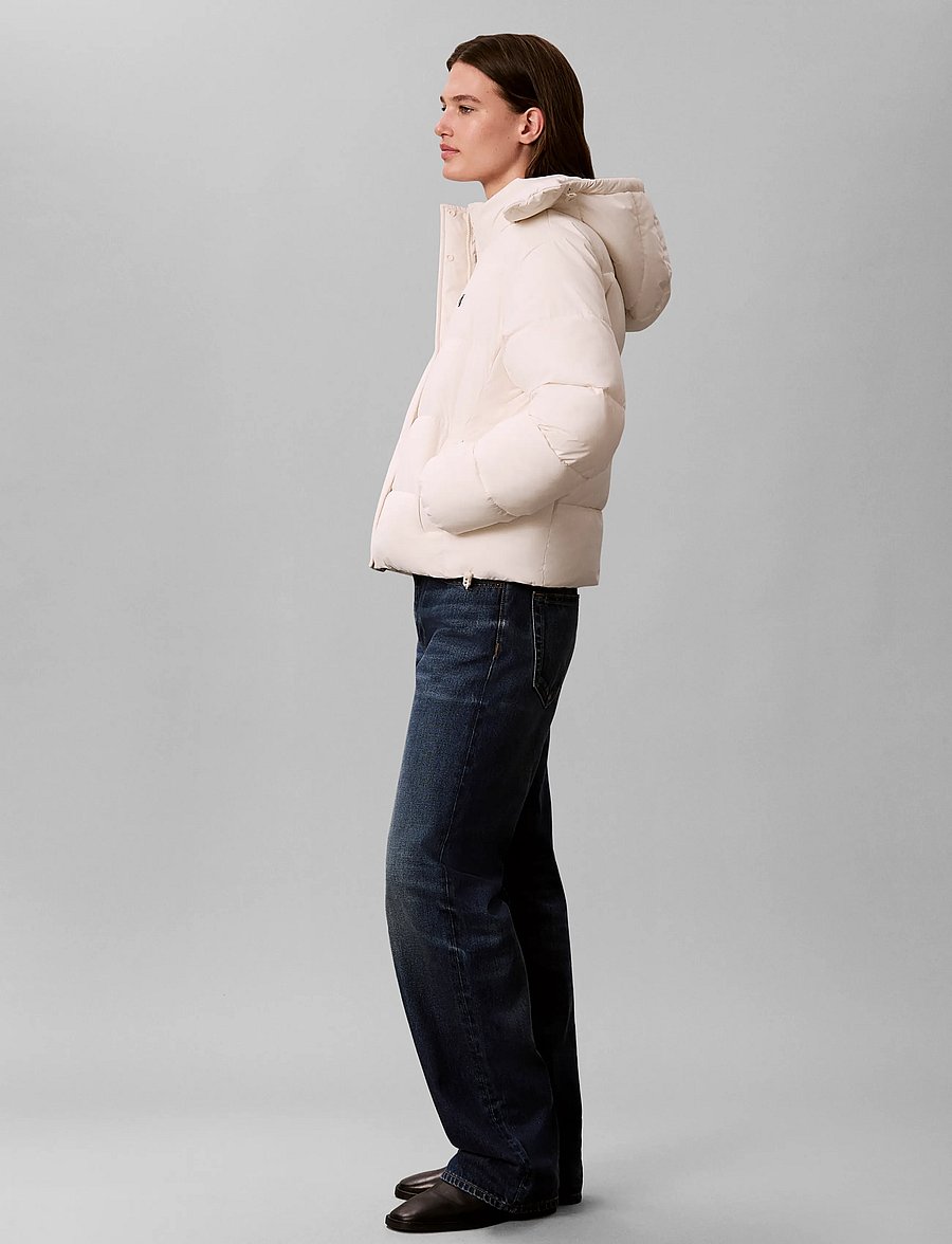 Calvin Klein Jeans - MATTE MW SHORT PUFFER - winterjacken - tofu - 5