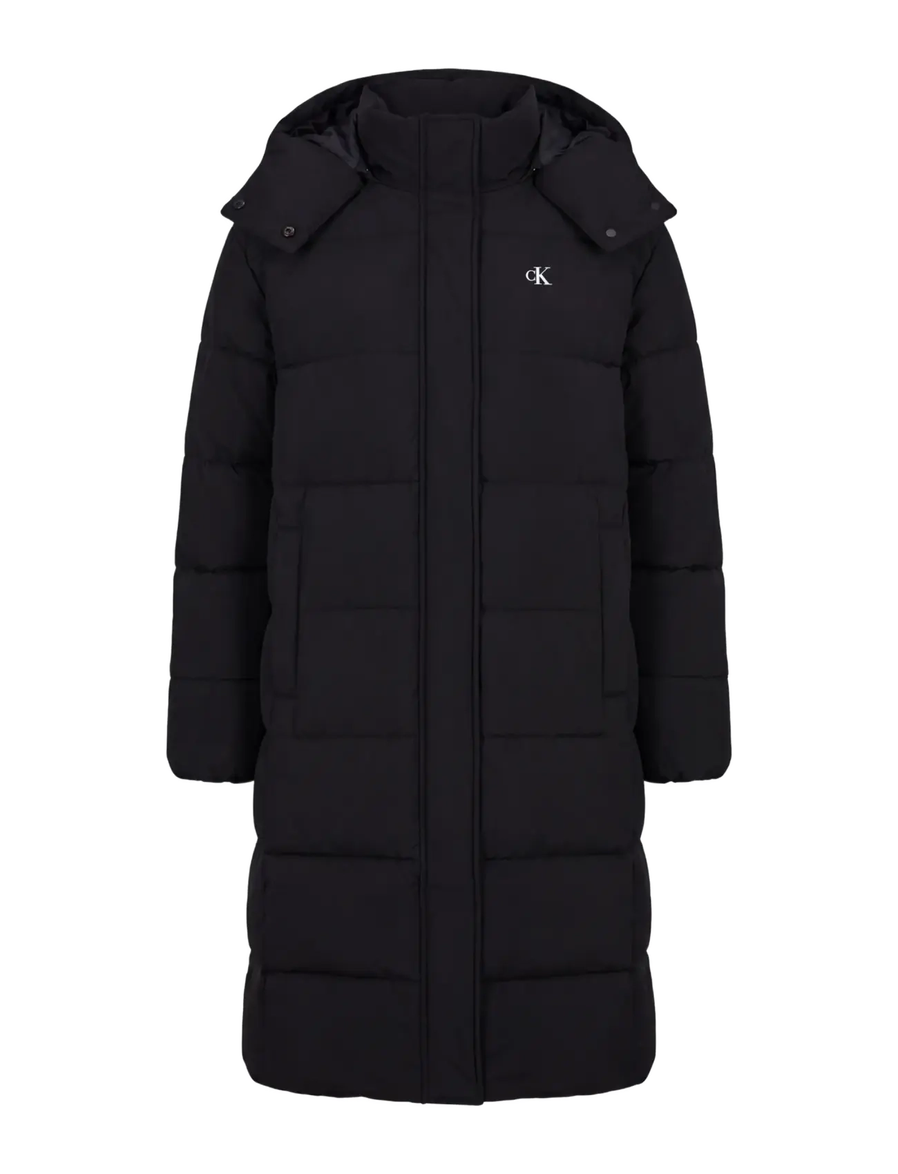 Calvin Klein Jeans - MATTE MW LONG PUFFER - vinterjakker - black - 1