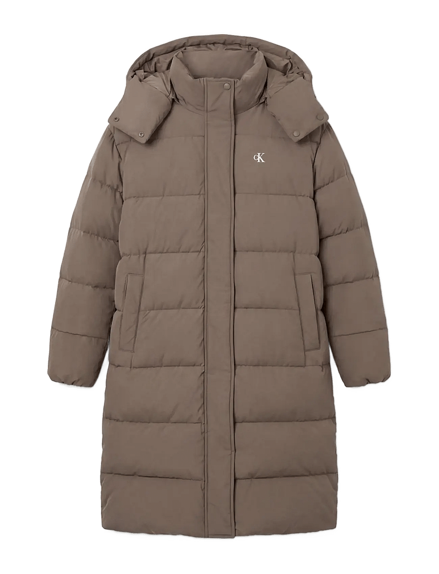 Calvin Klein Jeans - MATTE MW LONG PUFFER - vinterjakker - dusty olive - 1