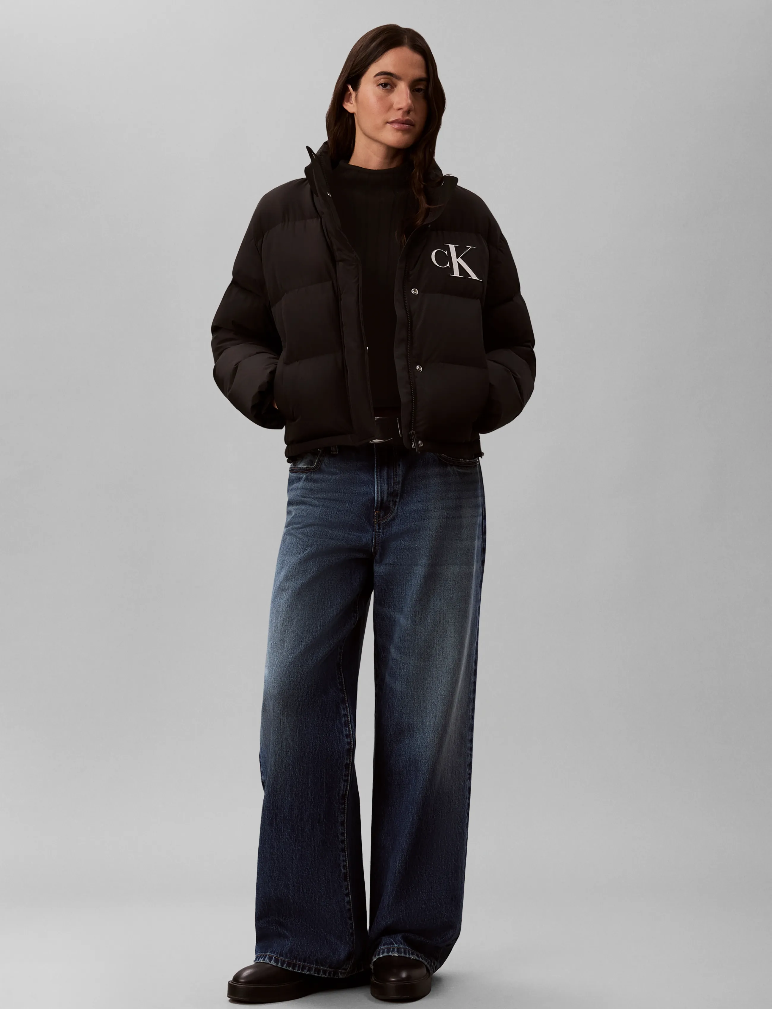 Matte Mw Patch Logo Down Puffer