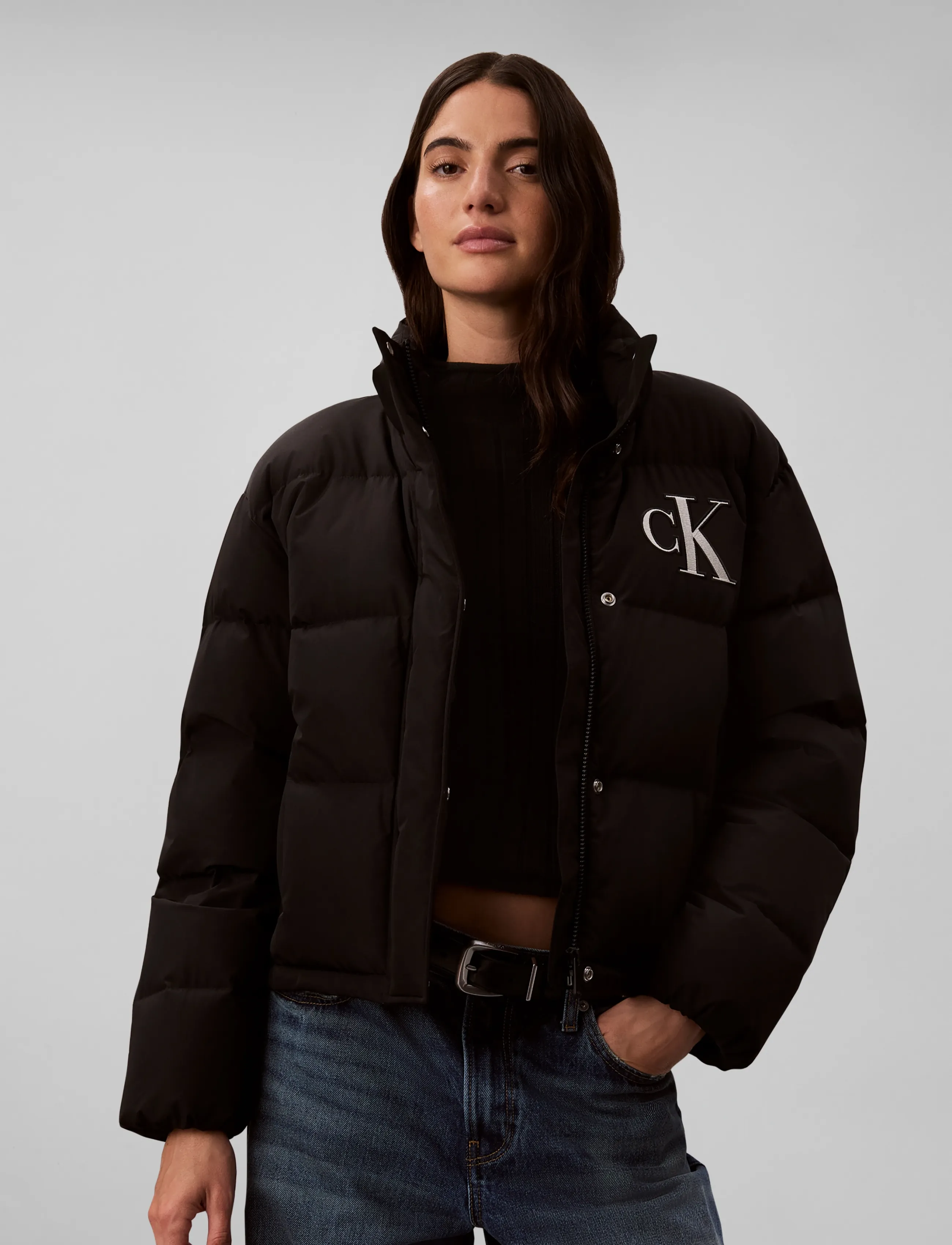 Matte Mw Patch Logo Down Puffer 3