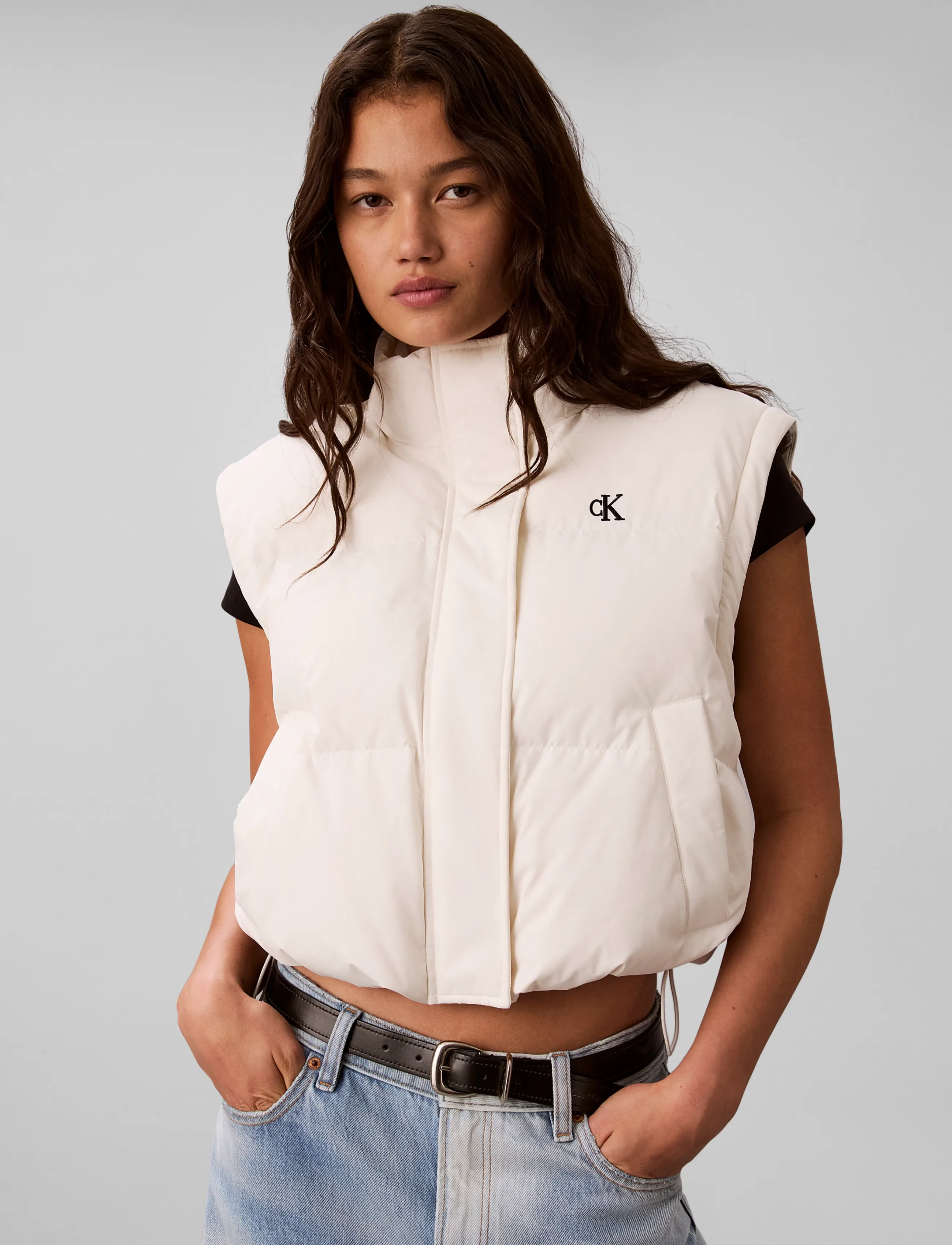 Matte Detachable Slv Short Down 6