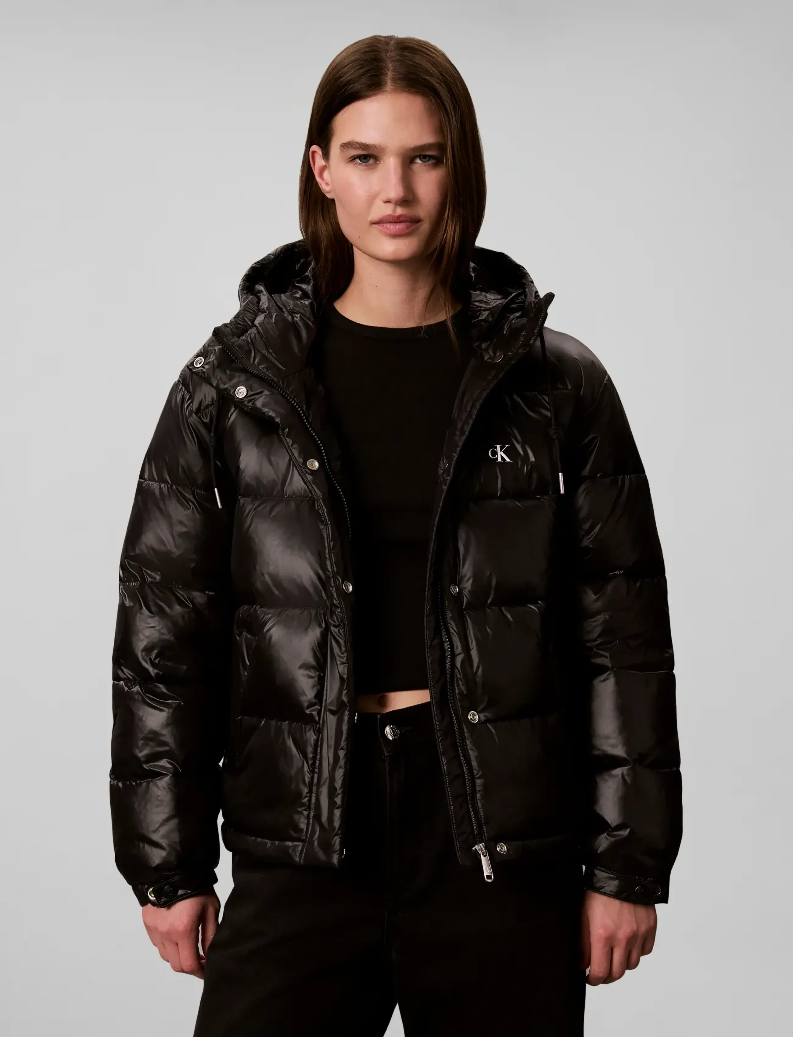Calvin Klein Jeans - SHINE MW CLASSIC PUFFER - winterjacken - black - 3