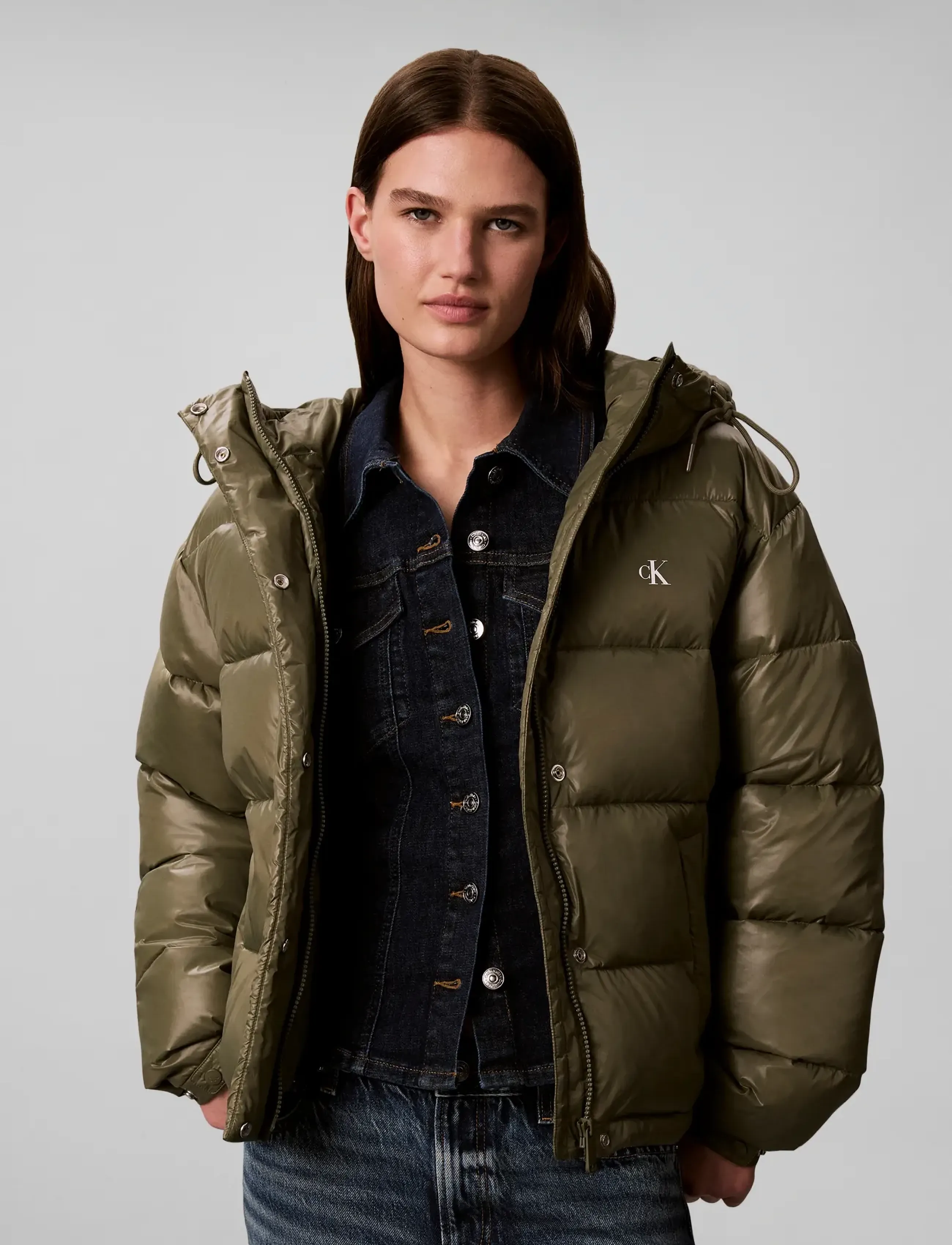 Calvin Klein Jeans - SHINE MW CLASSIC PUFFER - dusty olive - 3