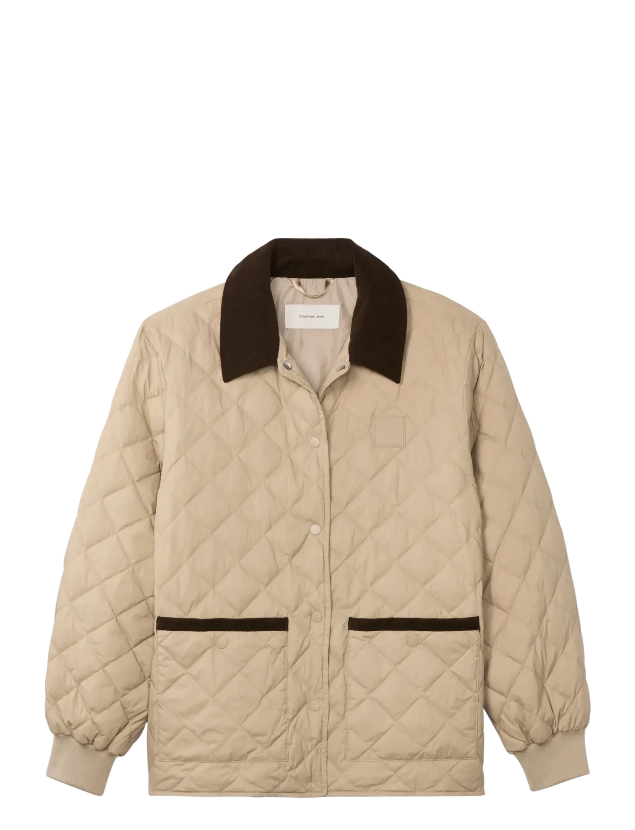 Calvin Klein Jeans - LW MID DOWN QUILTED LINER JACKET - forårsjakker - crockery - 1
