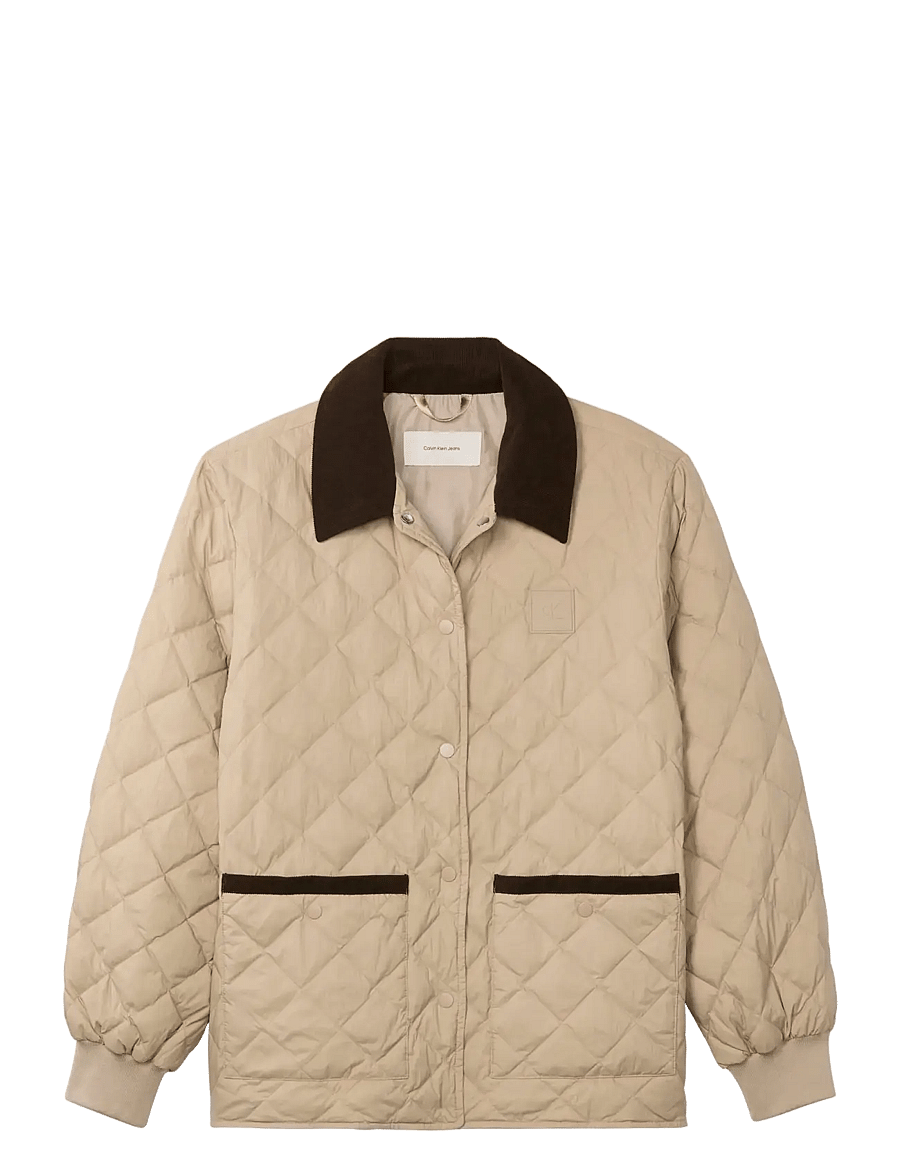 Calvin Klein Jeans - LW MID DOWN QUILTED LINER JACKET - forårsjakker - crockery - 1