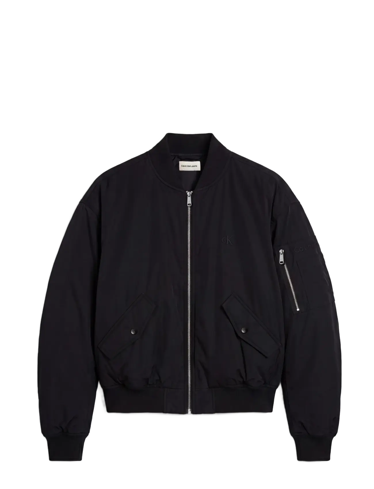 Calvin Klein Jeans - NYLON SHORT FILLED BOMBER - winter jackets - black - 1