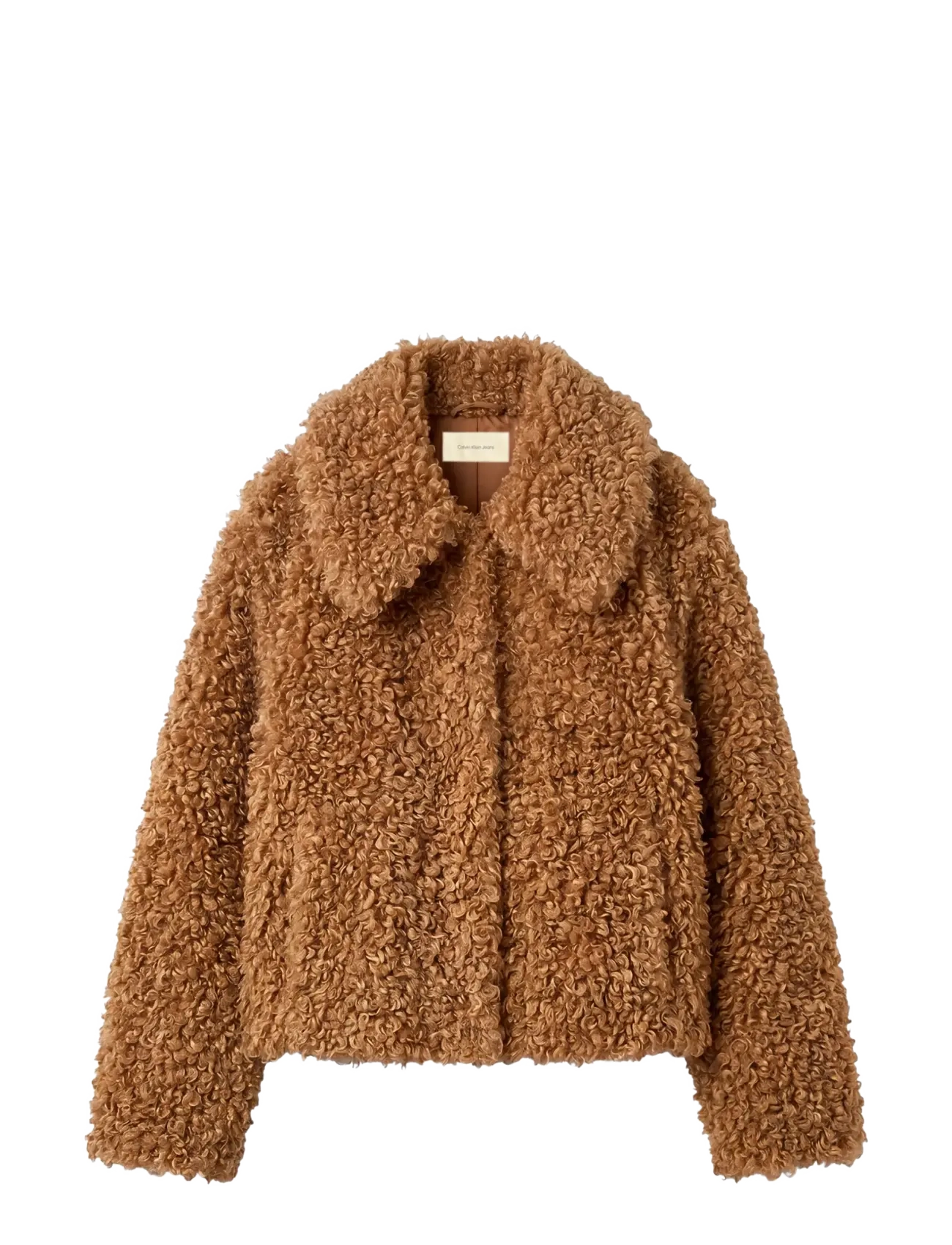 Calvin Klein Jeans - FAUX TEDDY COLLAR JACKET - tigers eye - 1