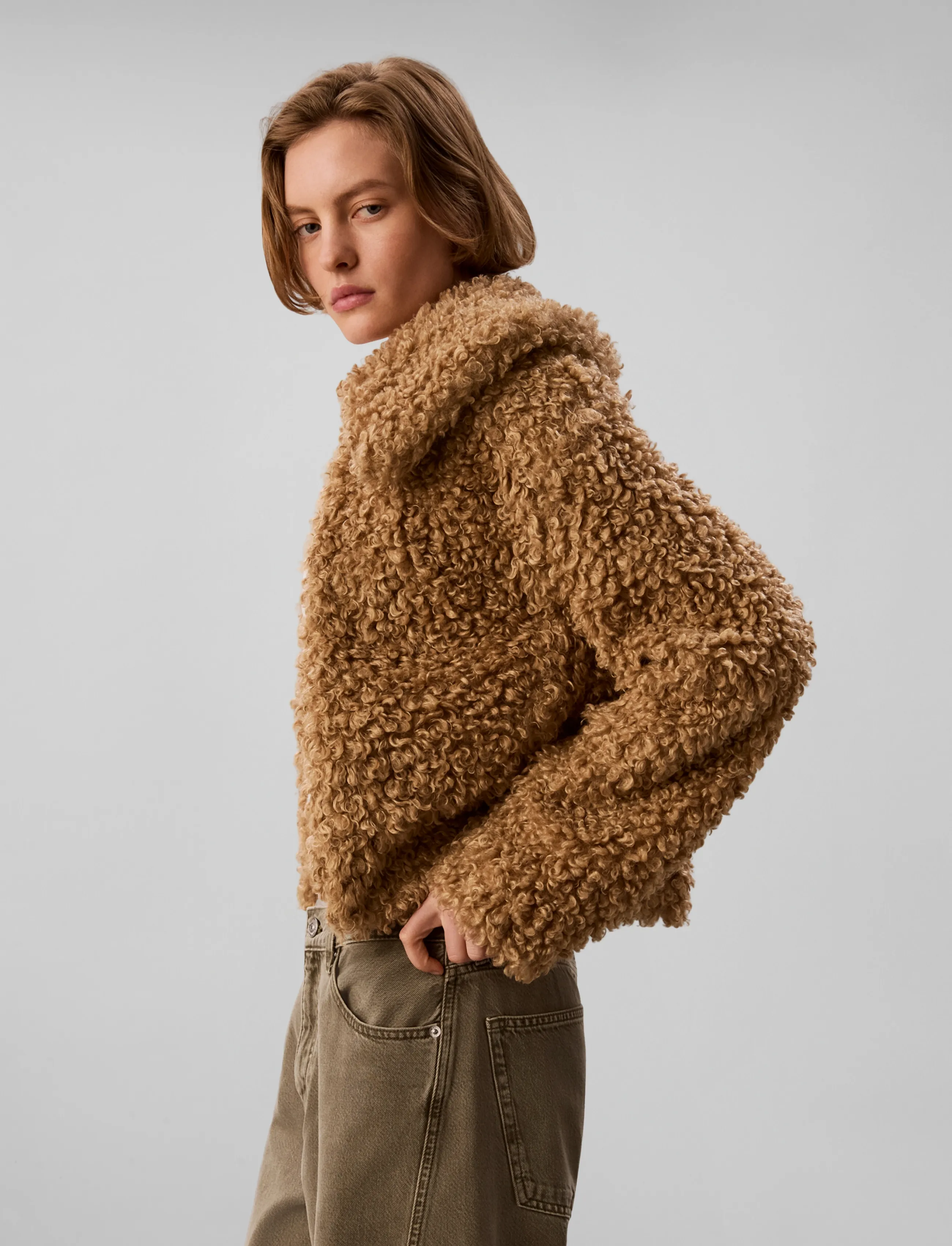 Calvin Klein Jeans Faux Teddy Collar Jacket jackor dam – bild 6