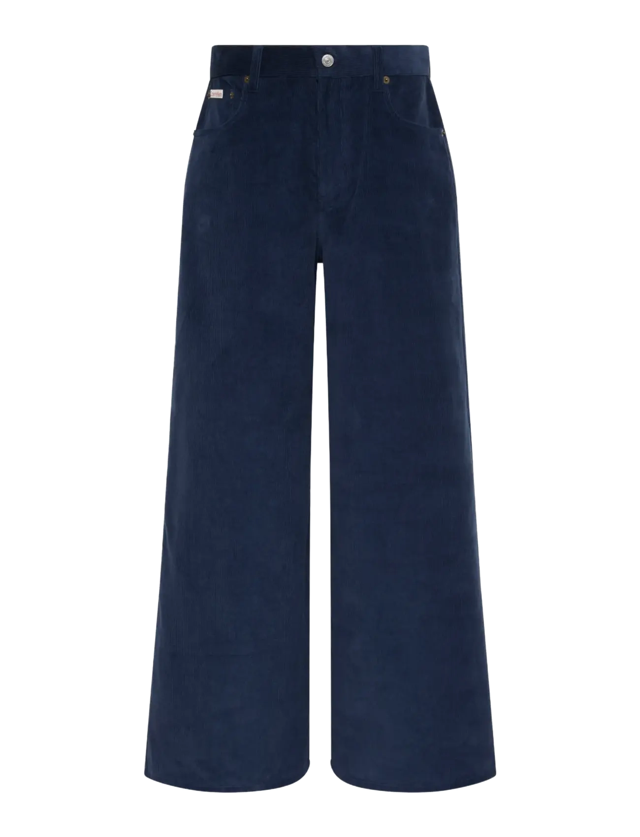 Calvin Klein Jeans - CORDUROY WIDE LEG PANTS - cordhosen - dark sapphire - 1
