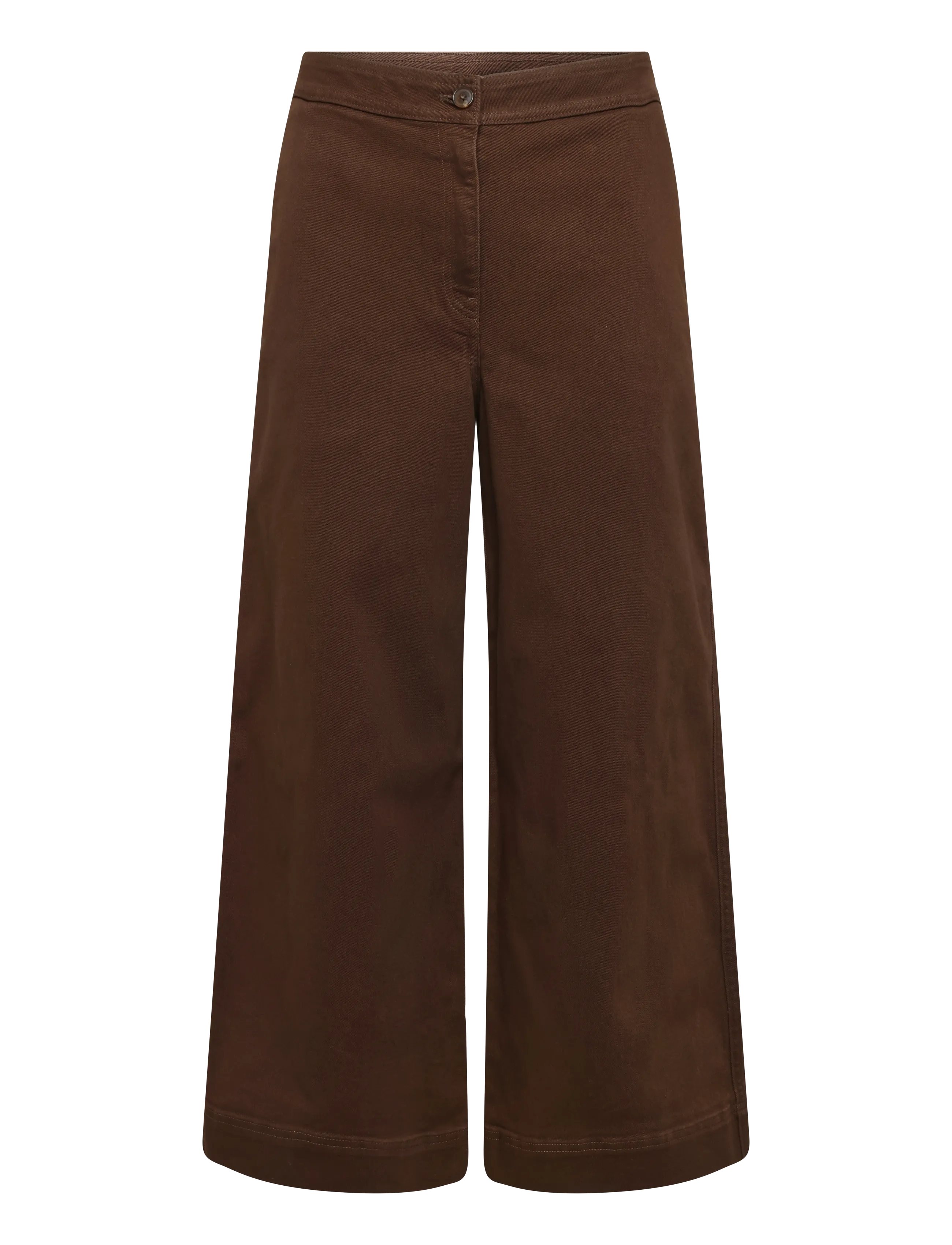 Calvin Klein Jeans COTTON TWILL ALINE PANT - Calvin Klein - BROWN CORK / brown