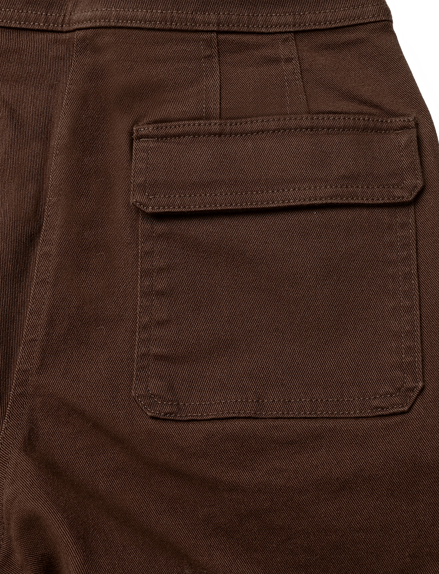 Calvin Klein Jeans - COTTON TWILL ALINE PANT - vida byxor - brown cork - 2