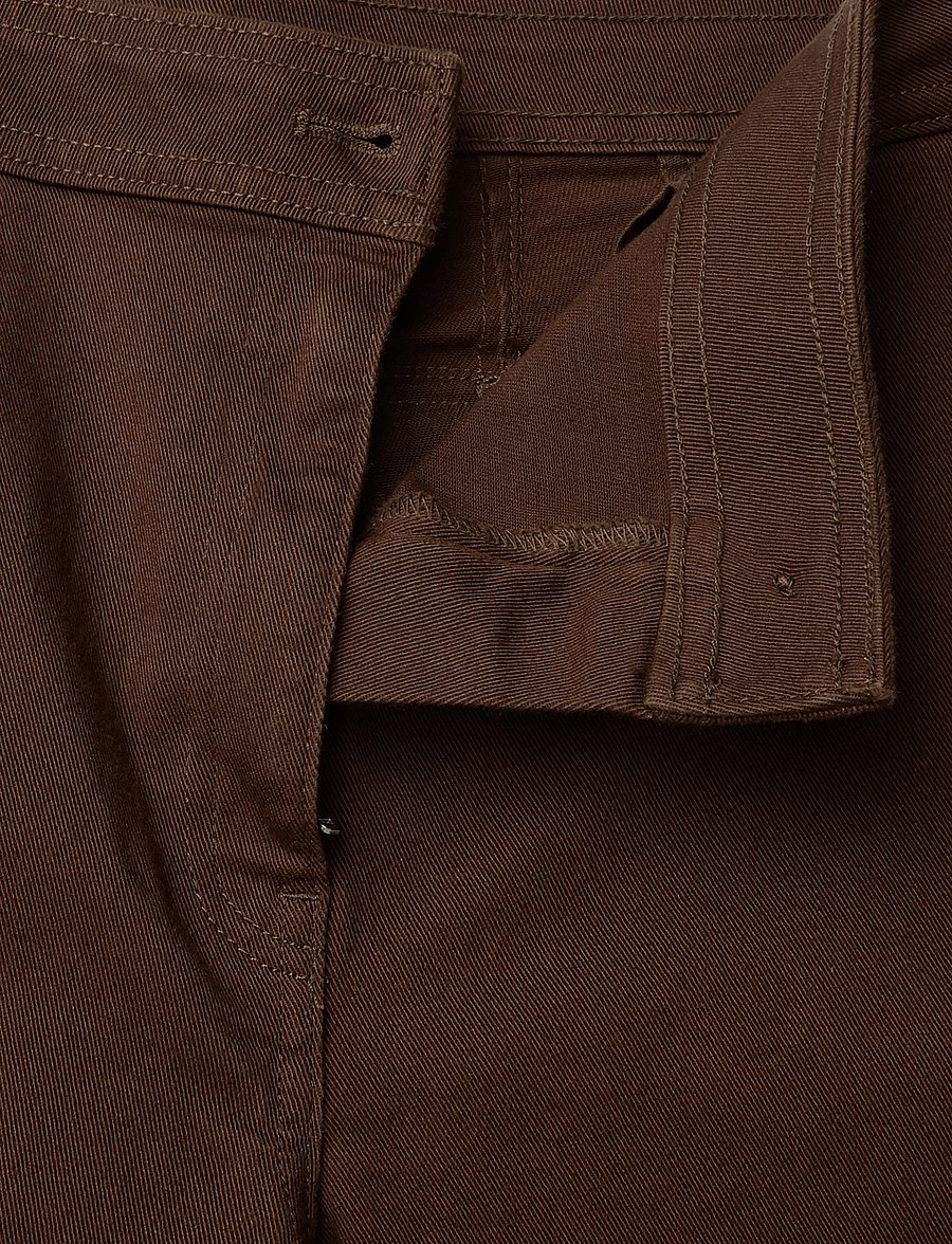 Calvin Klein Jeans - COTTON TWILL ALINE PANT - vida byxor - brown cork - 3