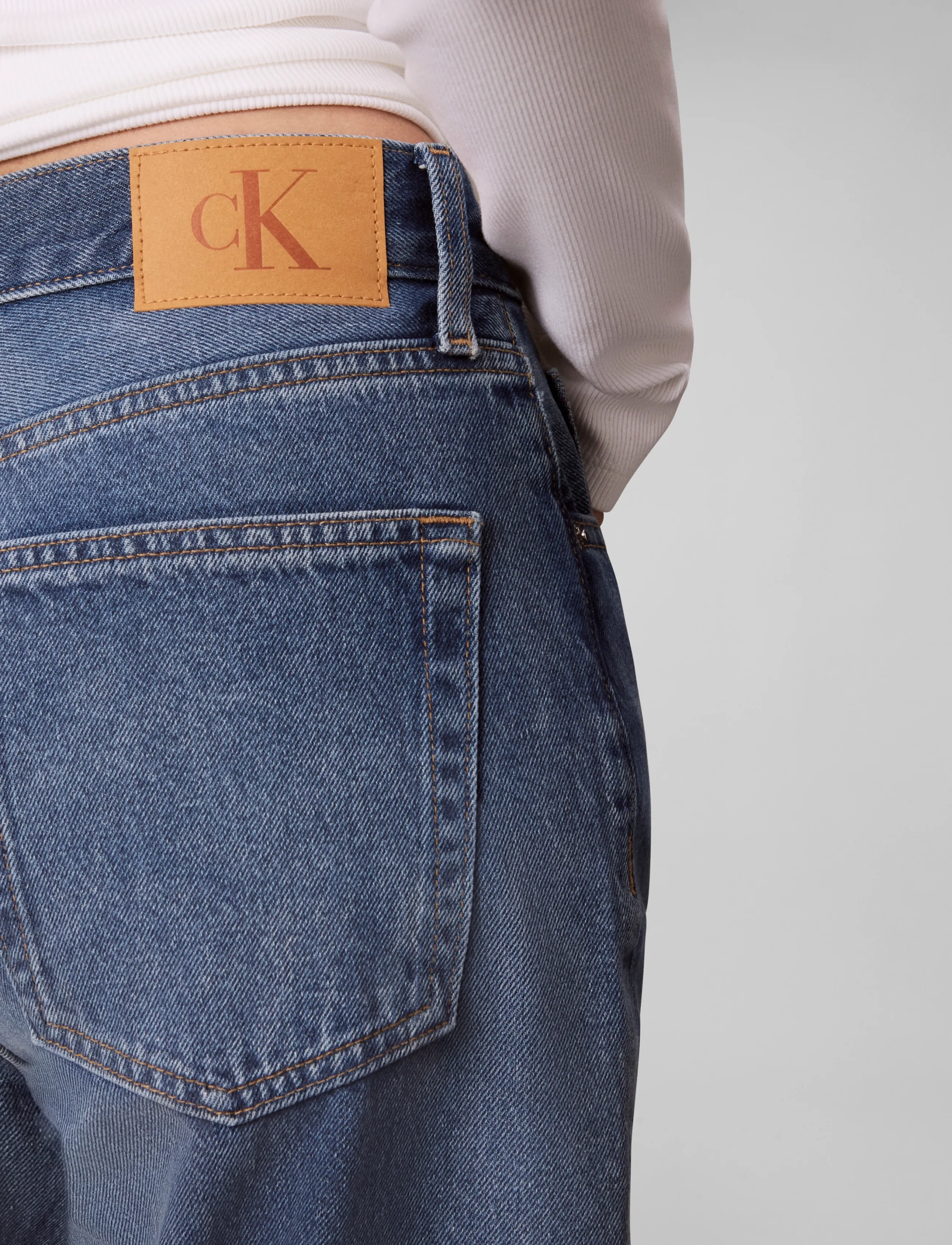 Calvin Klein Jeans - RELAXED WIDE LEG INDIGO BAY - hosen mit weitem bein - indigo bay - 4