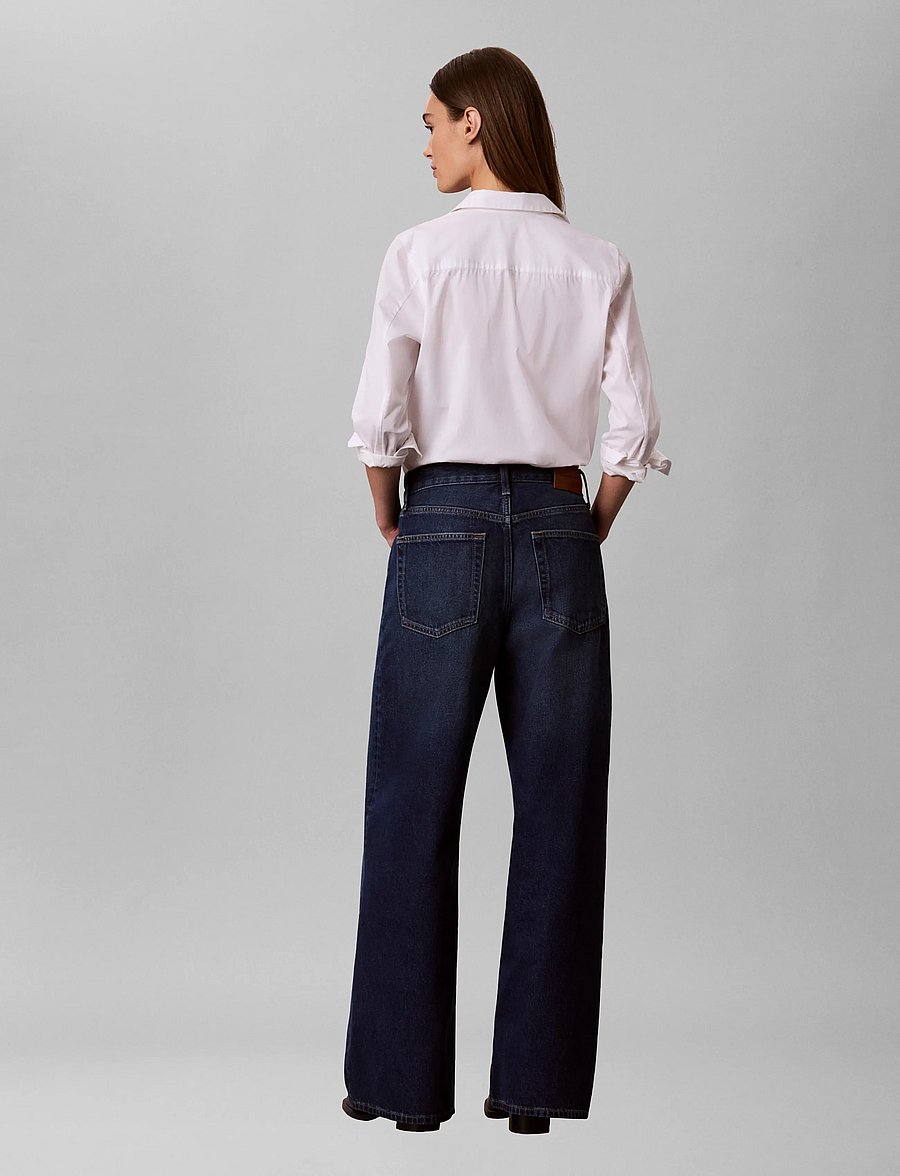 Calvin Klein Jeans - RELAXED WIDE LEG MERLOT BLUE - brede jeans - merlot blue - 2