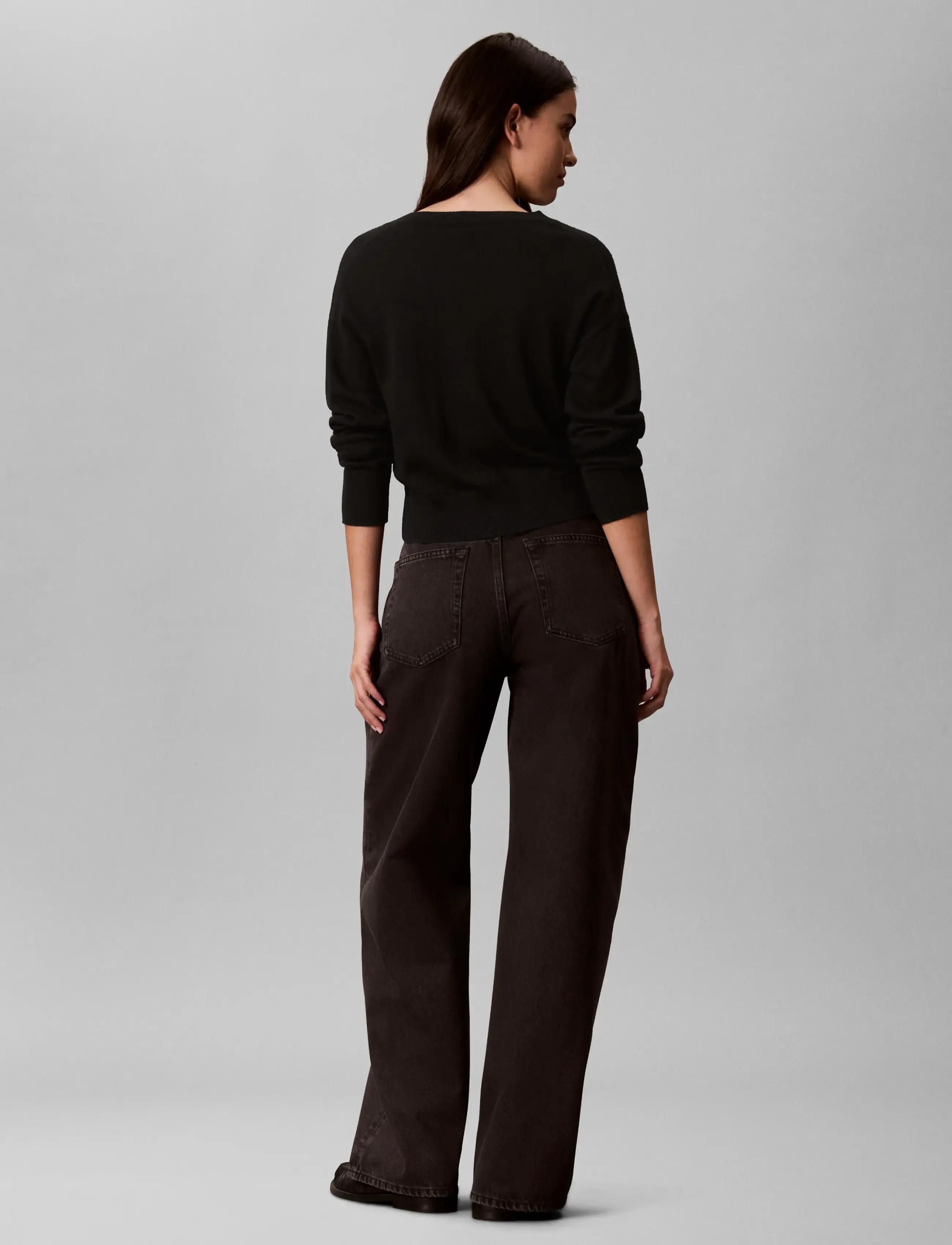 Calvin Klein Jeans - RELAXED WIDE LEG WASHED NIGHT - washed night - 2