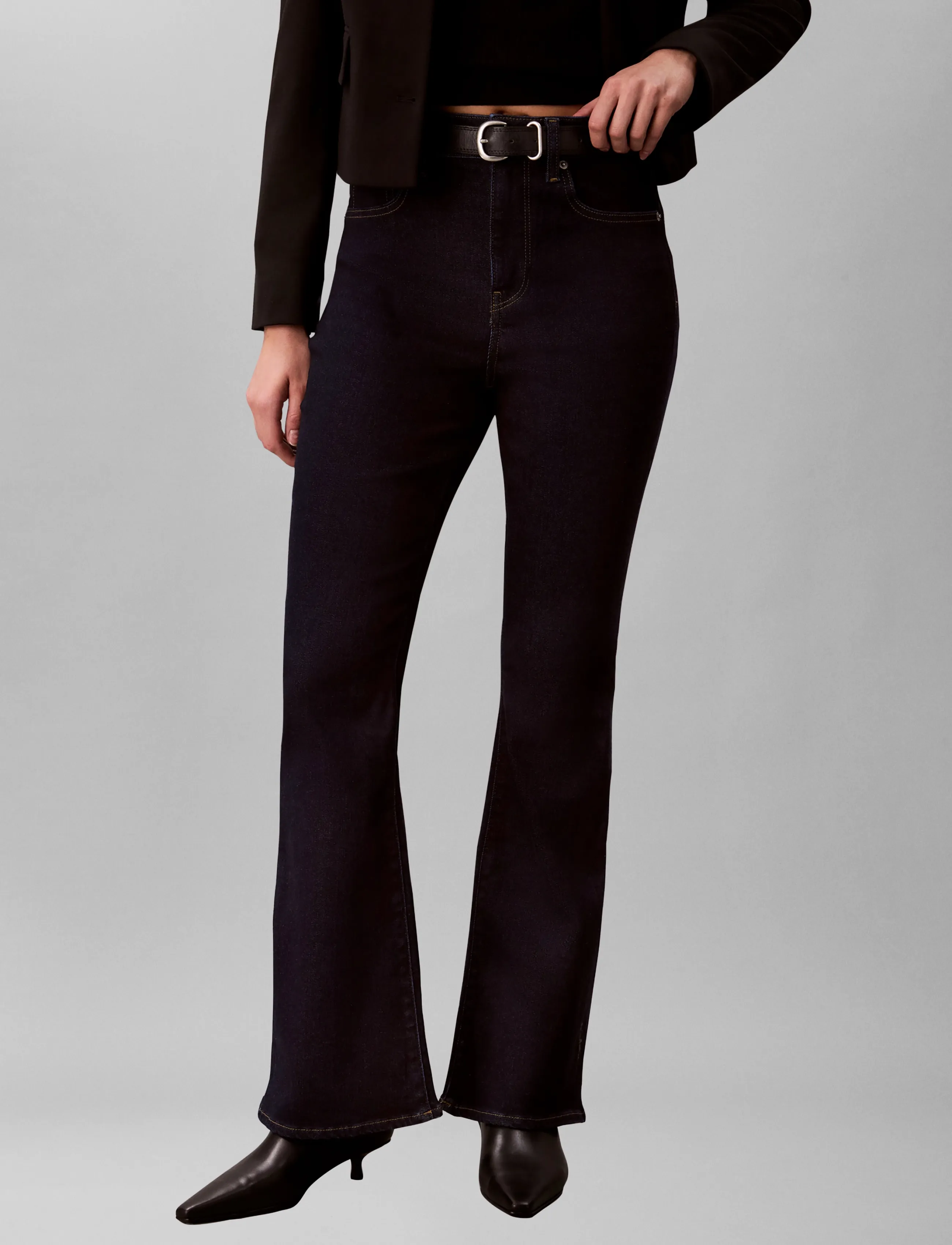 Calvin Klein Jeans - HIGH RISE FLARE CK CLASSIC RINSE - ck classic rinse - 3